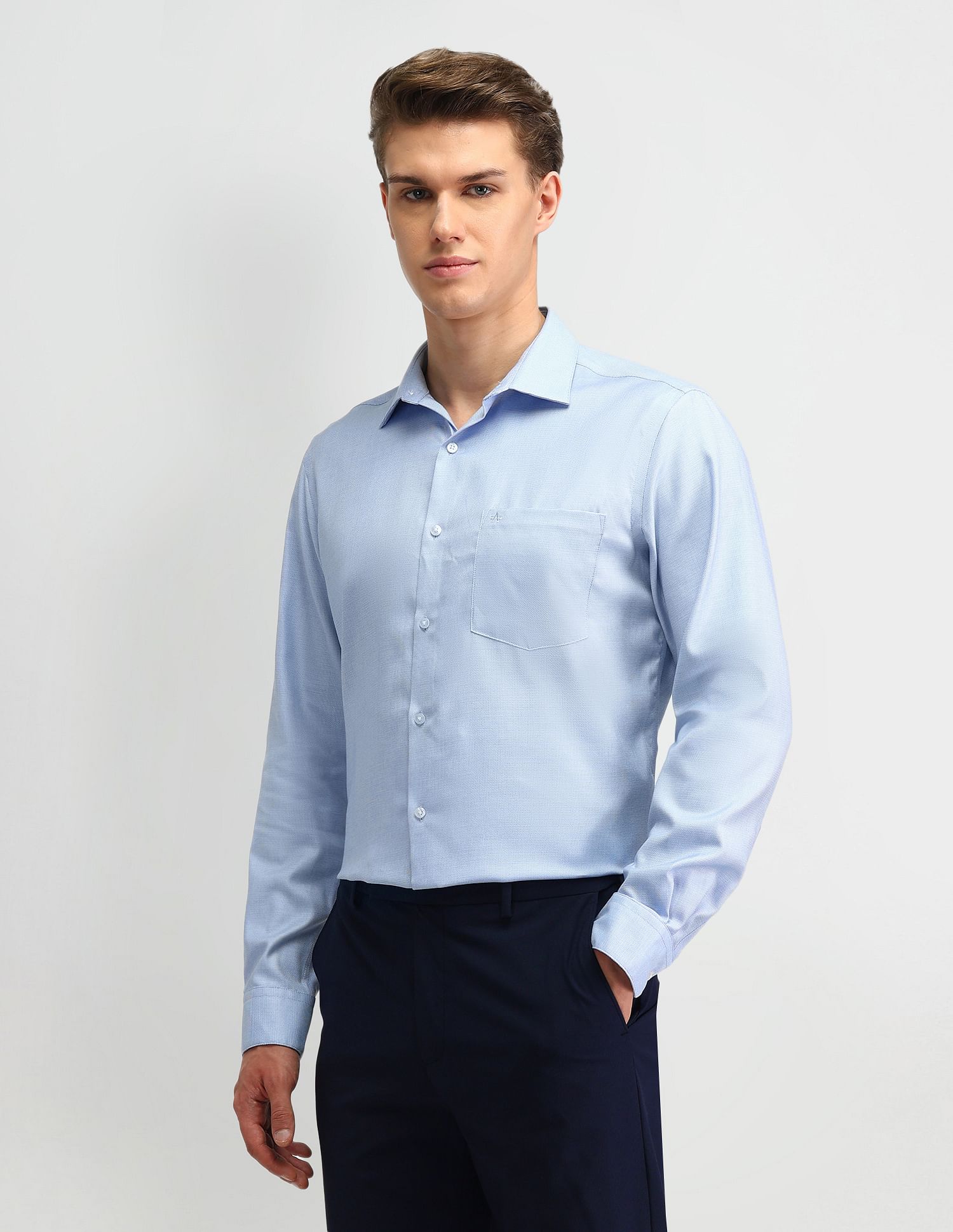 Arrow Dobby Solid Pattern Shirt