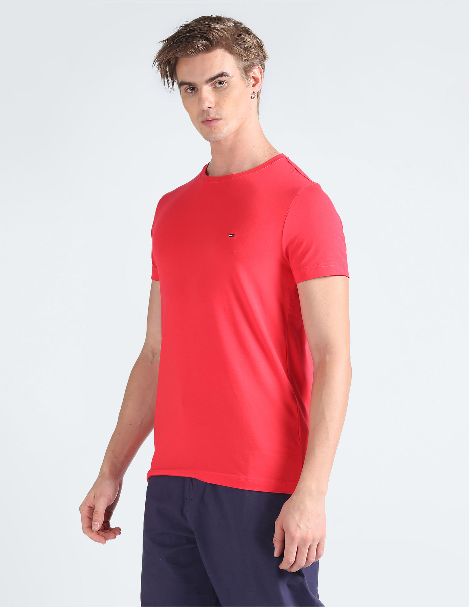 Tommy Hilfiger Transitional Organic Cotton Stretch Slim Fit T-Shirt