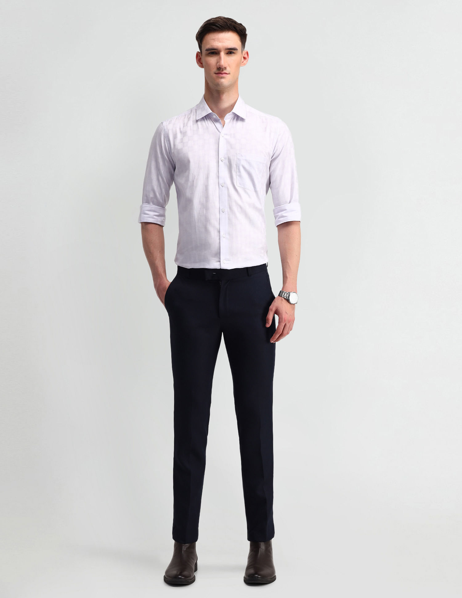 Arrow Glen Checks Cotton Shirt