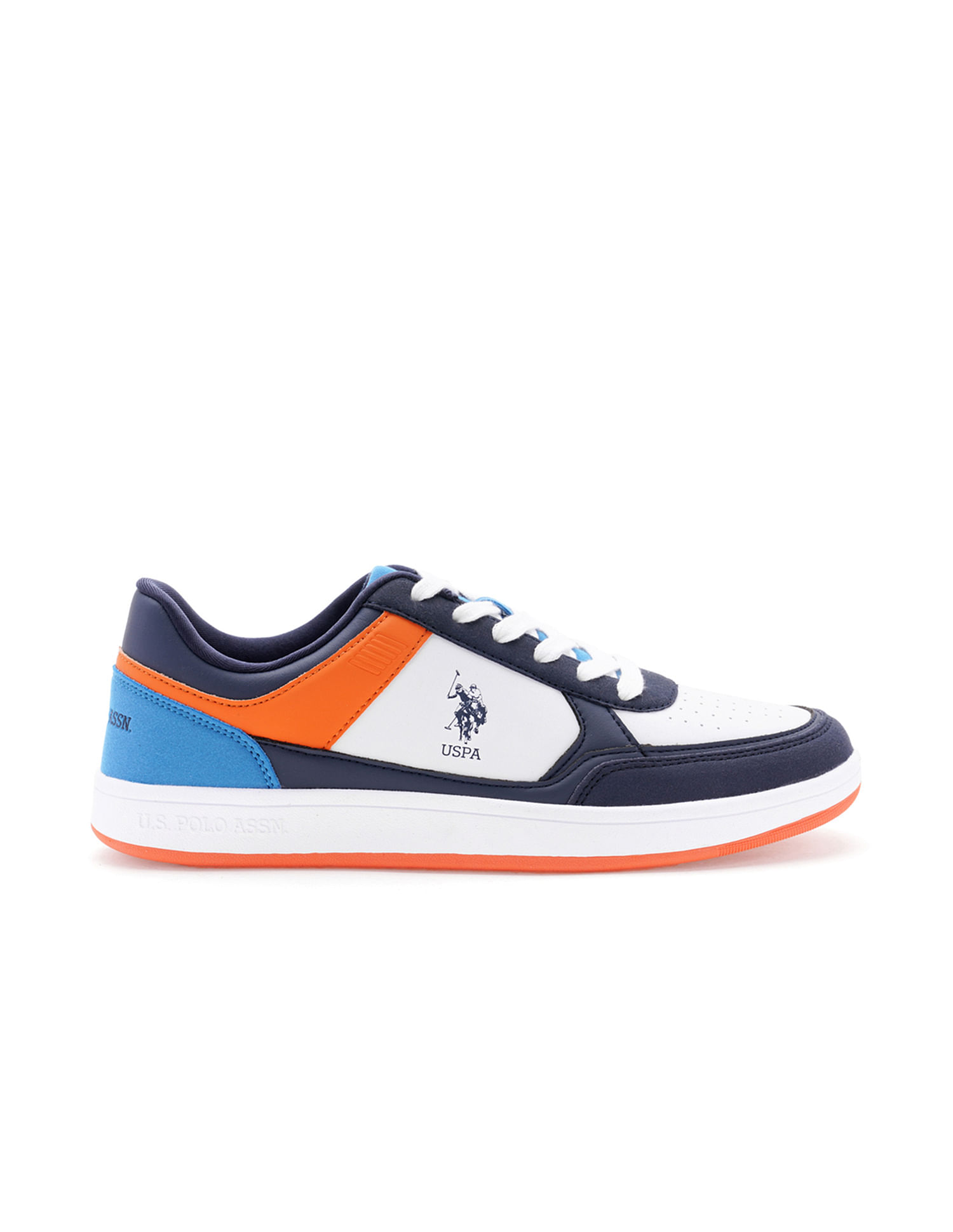 U.S. Polo Assn. Men Stef Navy Retro Court Sneakers