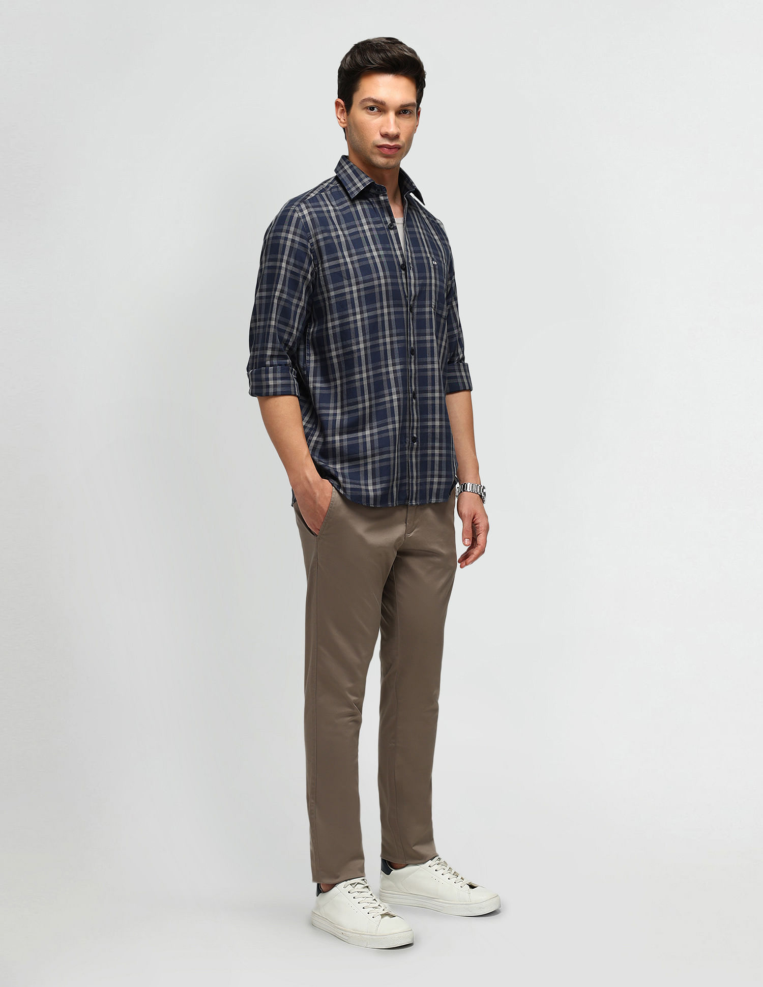 Arrow Sport Slim Fit Twill Shirt