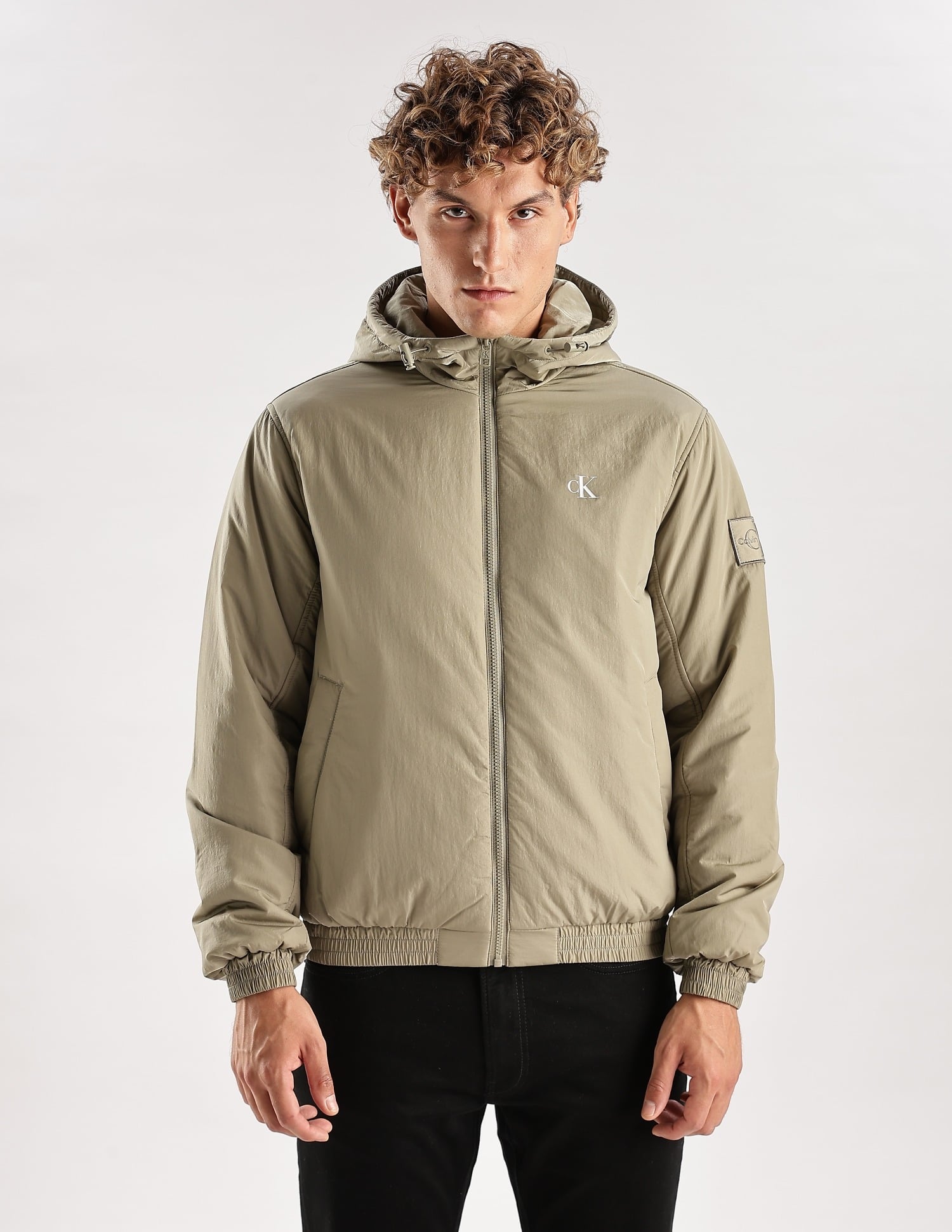 Buy Calvin Klein Jeans Solid Regular-Fit Nylon Jacket - NNNOW.com