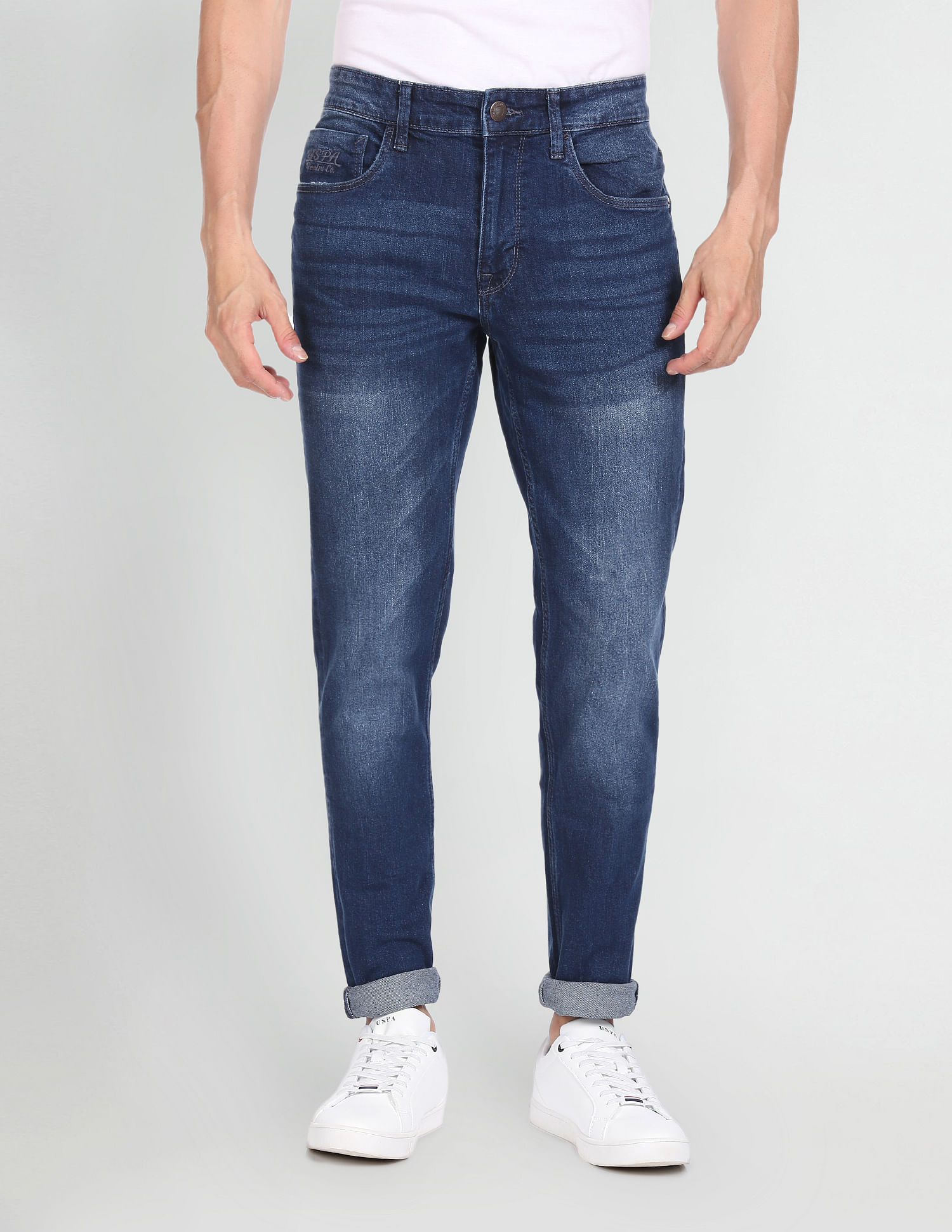 U.S. Polo Assn. Denim Co. Slim Tapered Fit Blue Jeans
