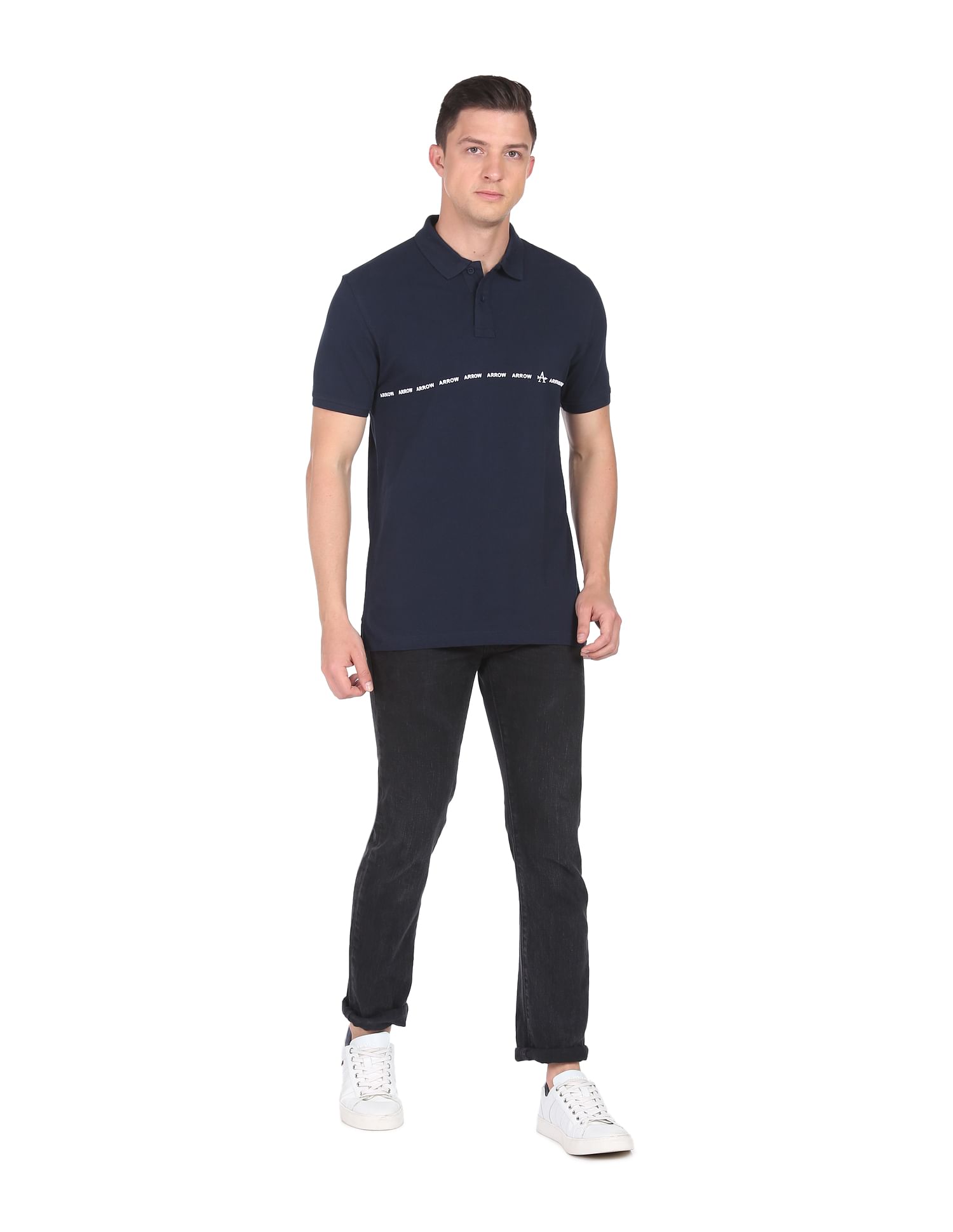 Arrow Sports Cotton Pique Polo Shirt