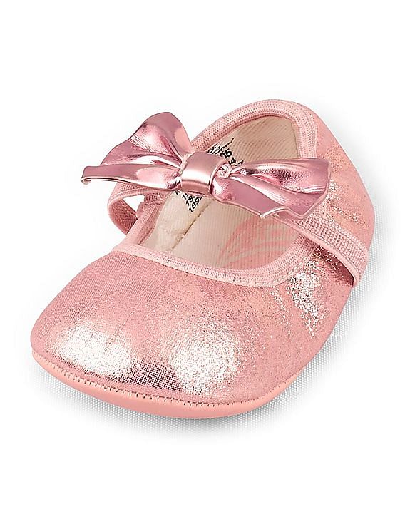 Baby pink ballet flats hot sale