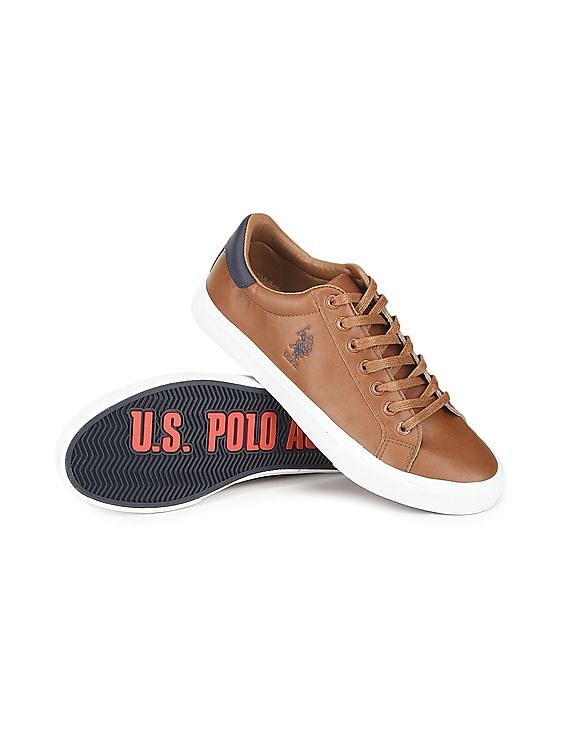 U.S. Polo Assn. Lace Up Solid Sorrento 2.0 Sneakers, Brown (11)