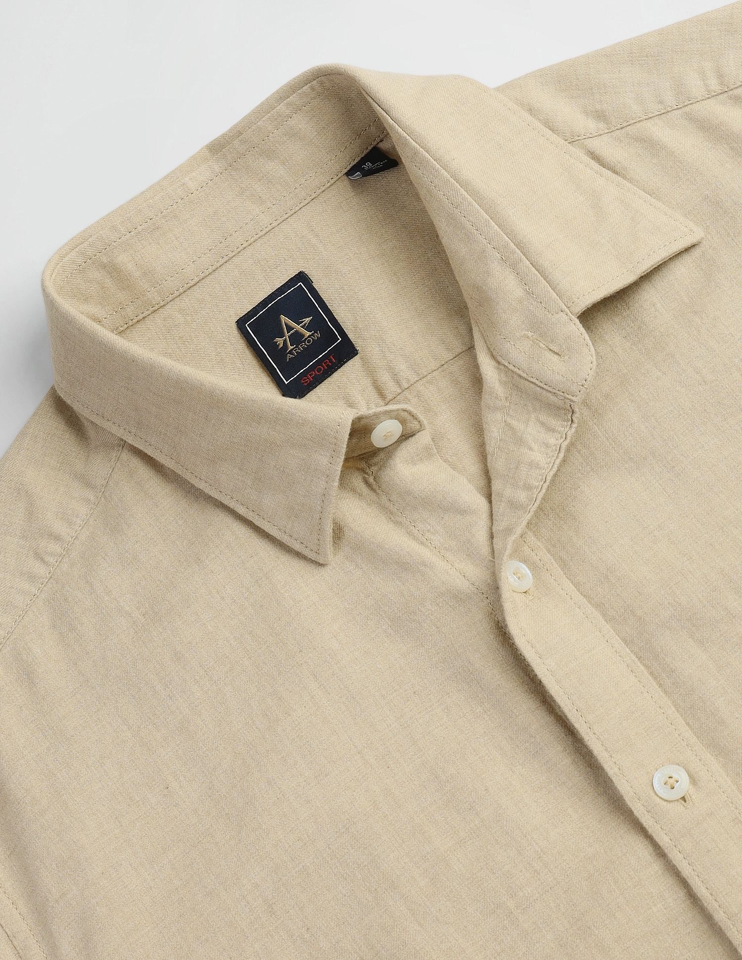 Arrow Sport Heathered Manhattan Slim Shirt