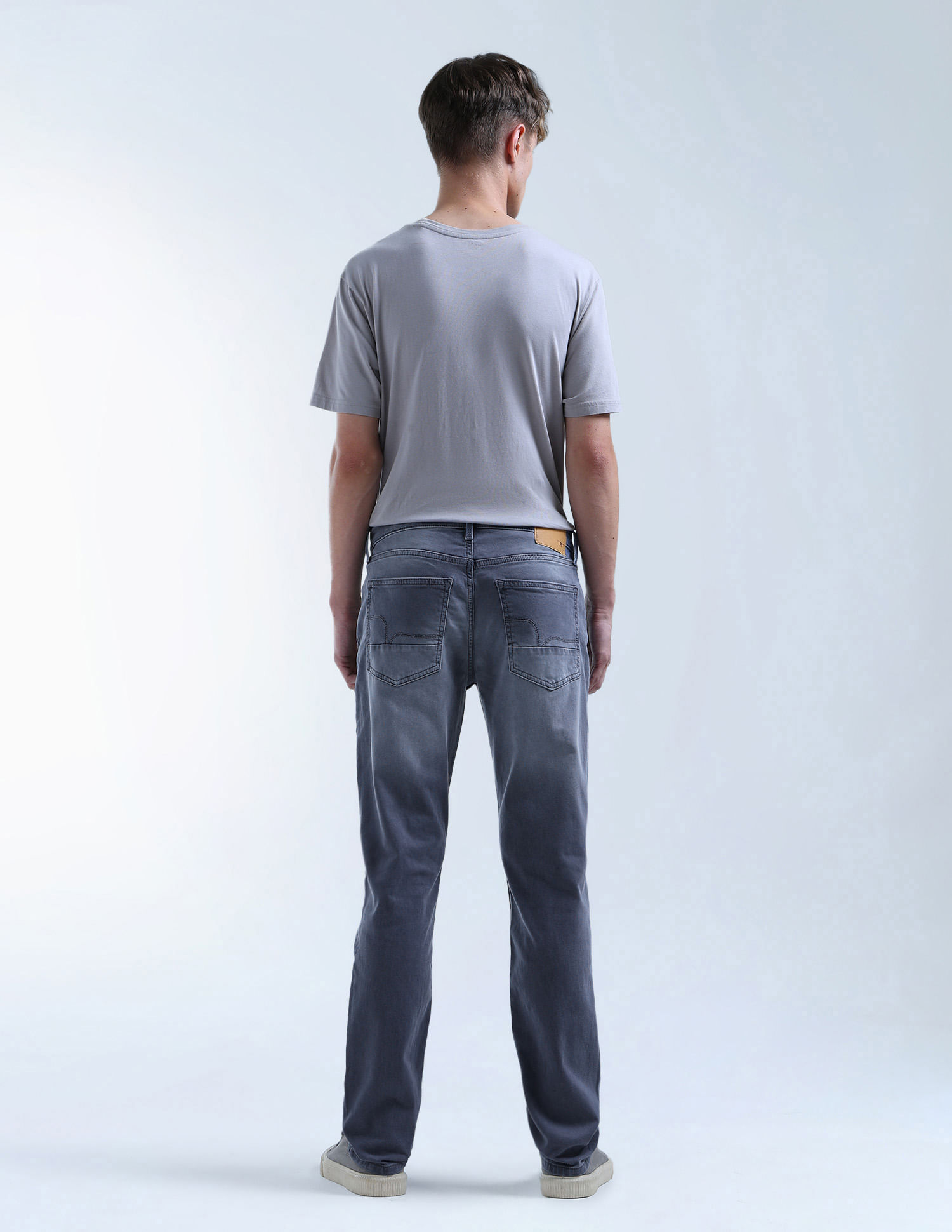 Flying Machine Freddie Slim Straight Fit Stone Washed Jeans
