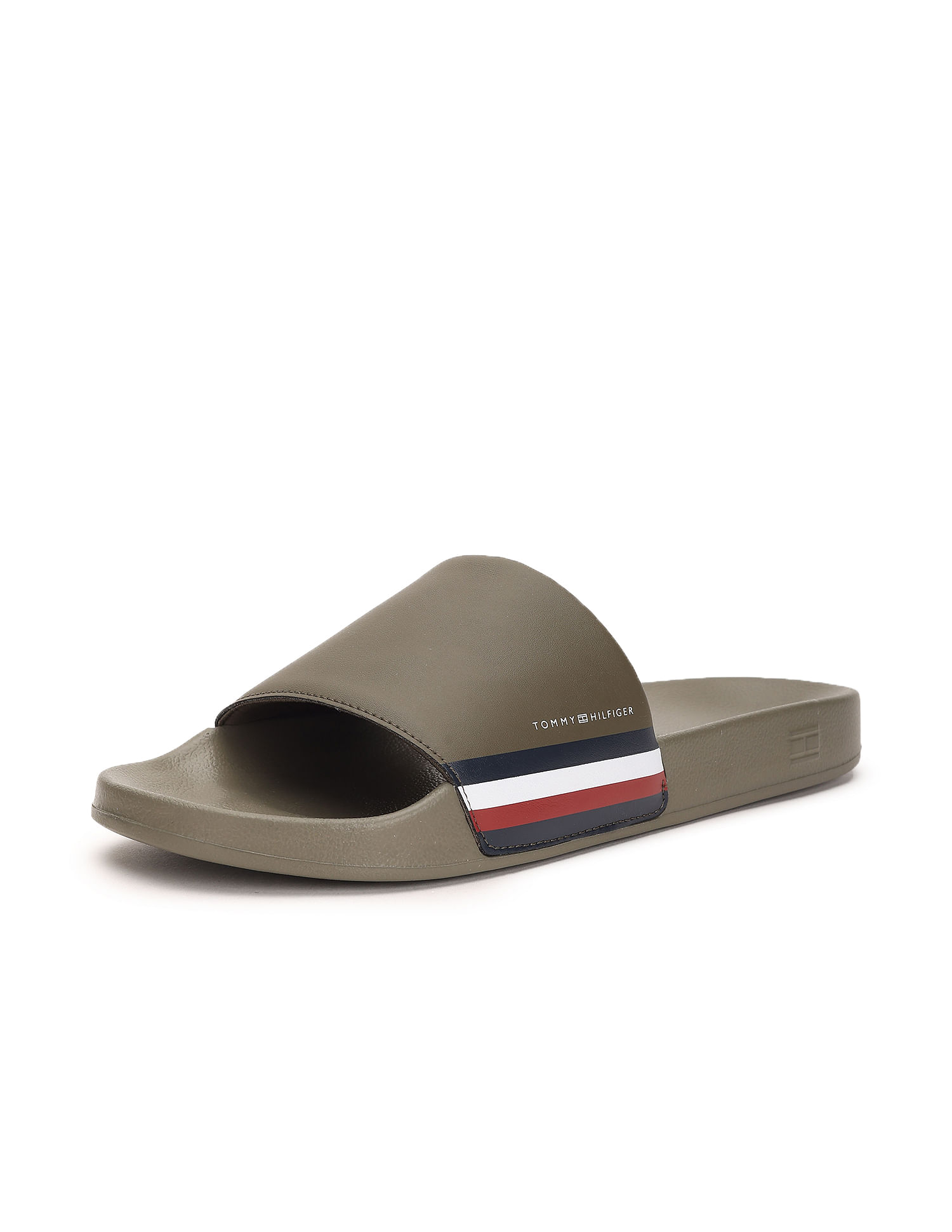 Grey tommy hilfiger clearance slides