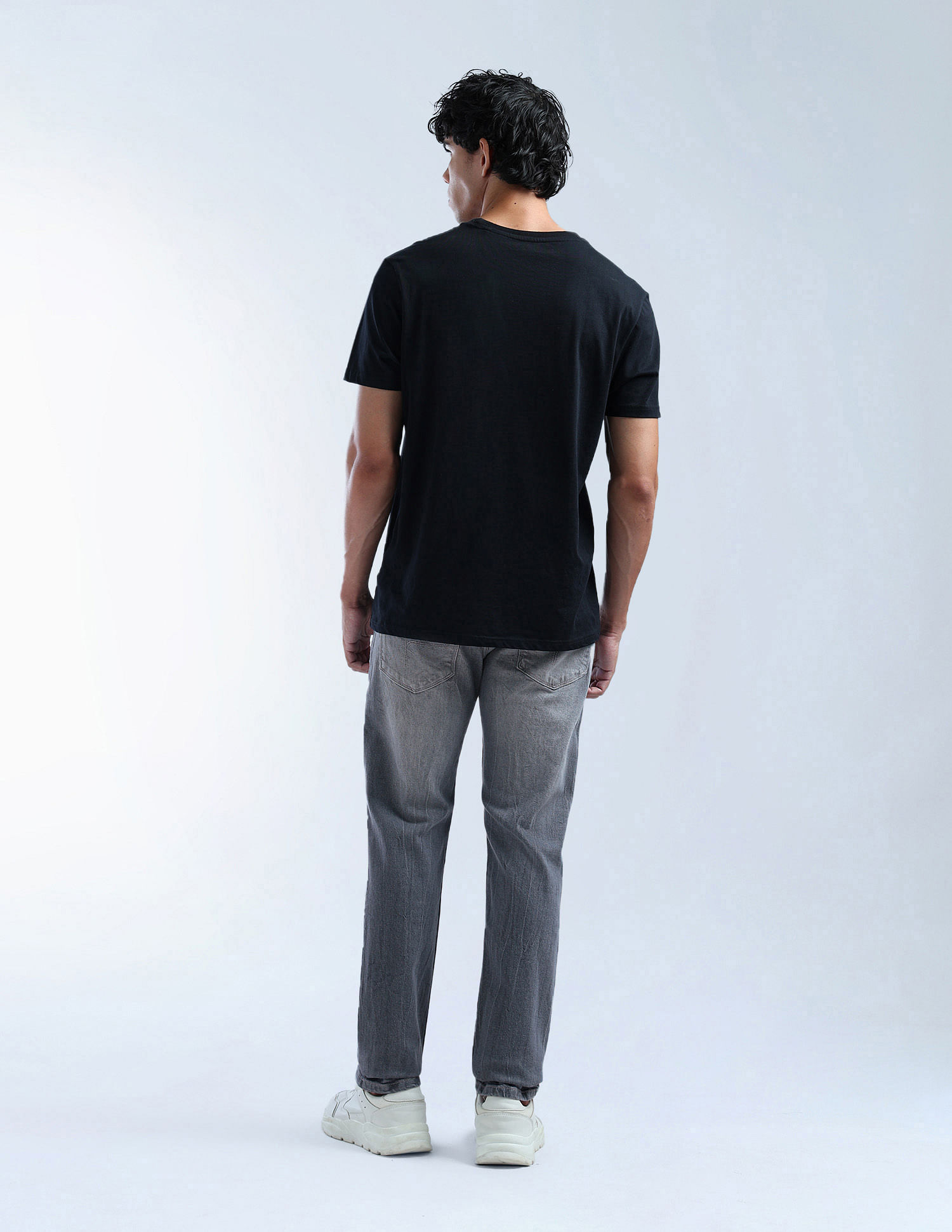 Flying Machine Freddie Slim Straight Fit Stone Washed Jeans