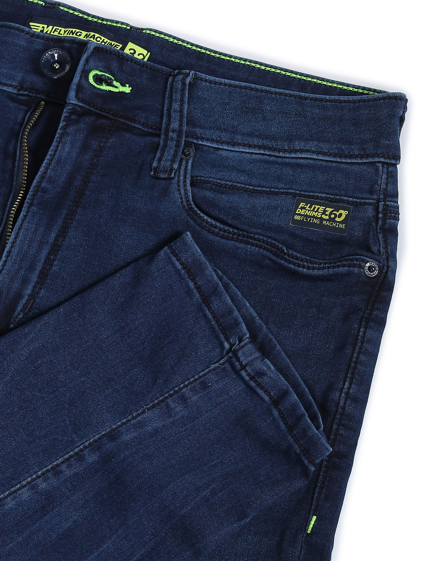 Flying Machine Stone Wash Billy Regular Fit F-Lite Jeans