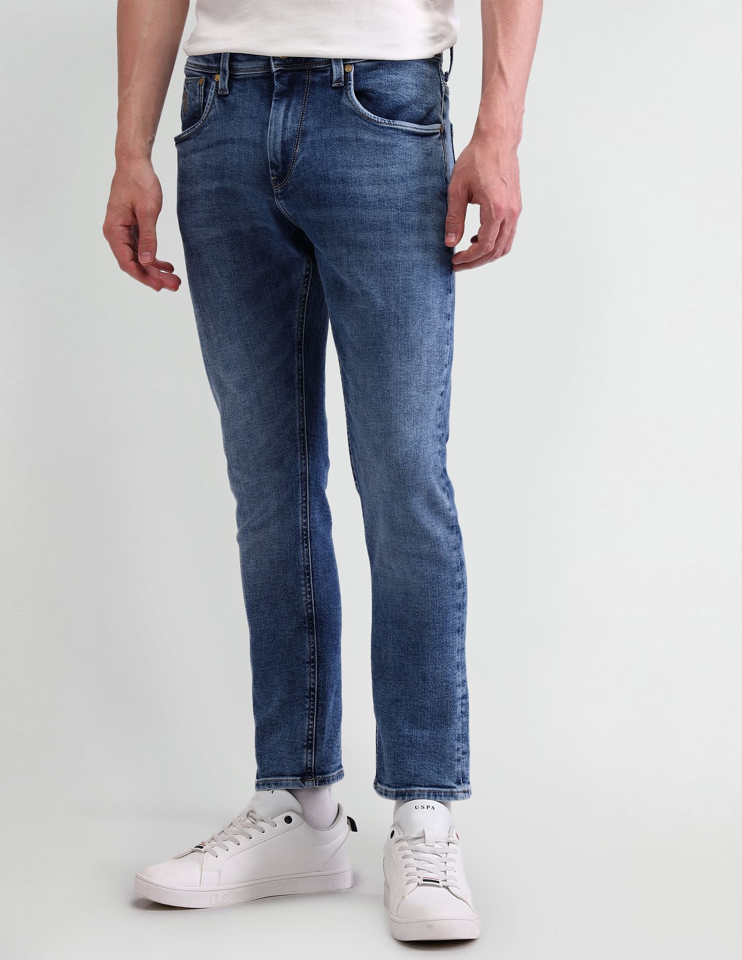 U.S. Polo Assn. Denim Co. Henry Tapered Cropped Fit Jeans