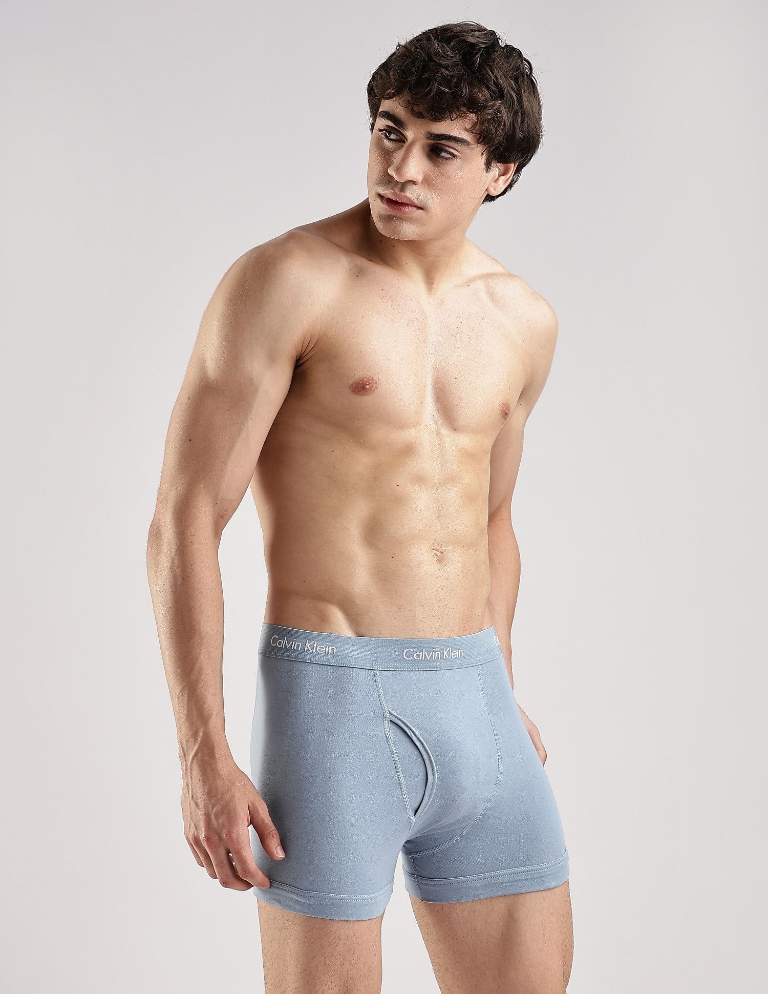 Calvin Klein Underwear Multi-Coloured Solid Low Rise Trunk - Pack Of 3