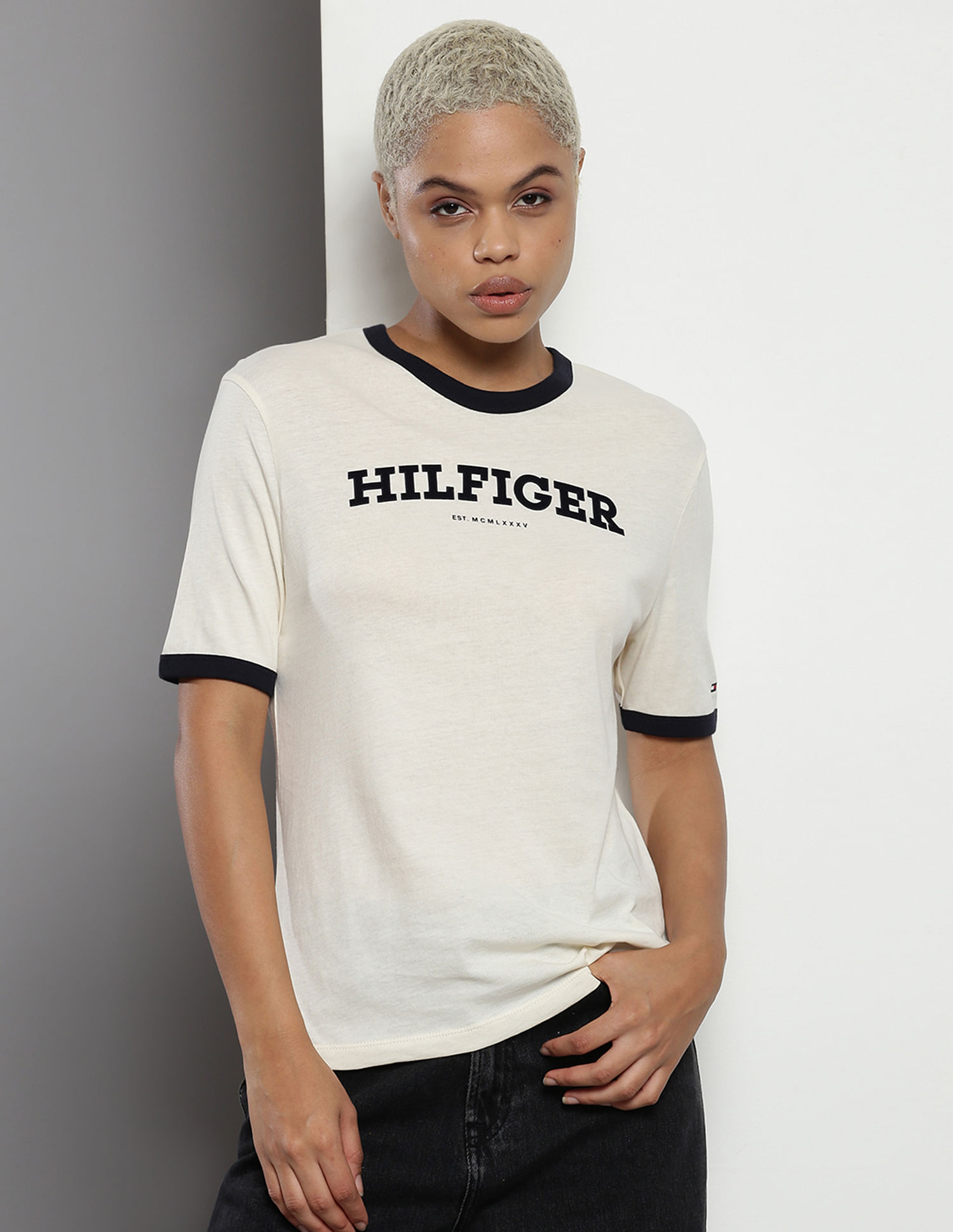 Tommy Hilfiger Monotype Flock Regenerative Cotton T-Shirt