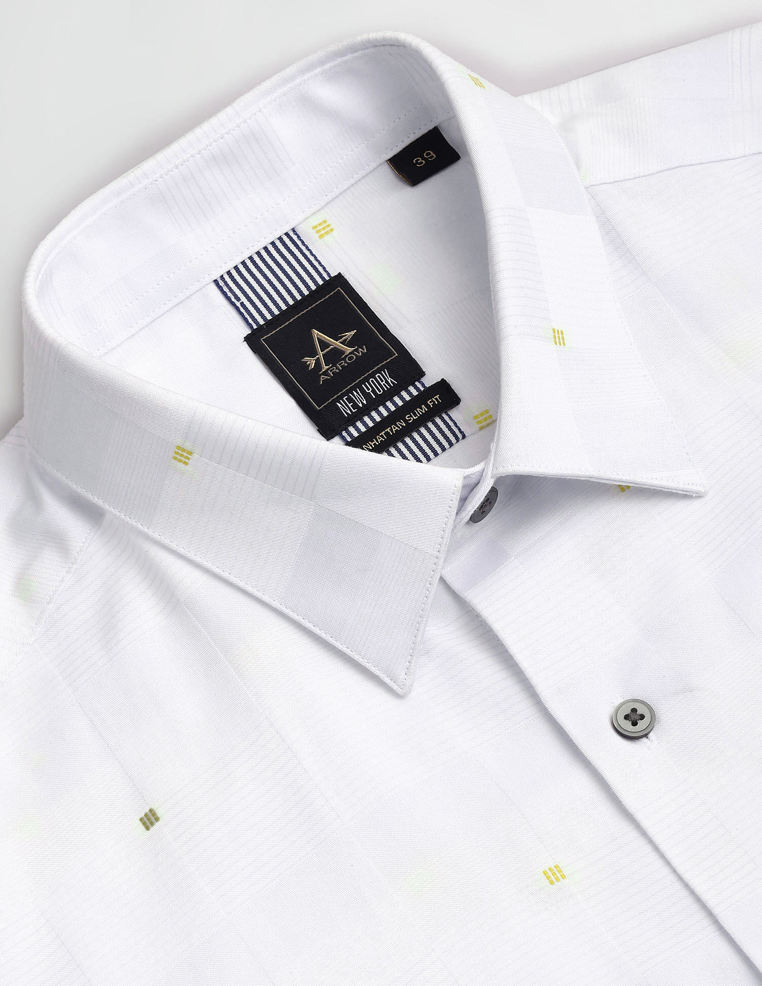 Arrow Newyork Manhattan Slim Fit Check Shirt