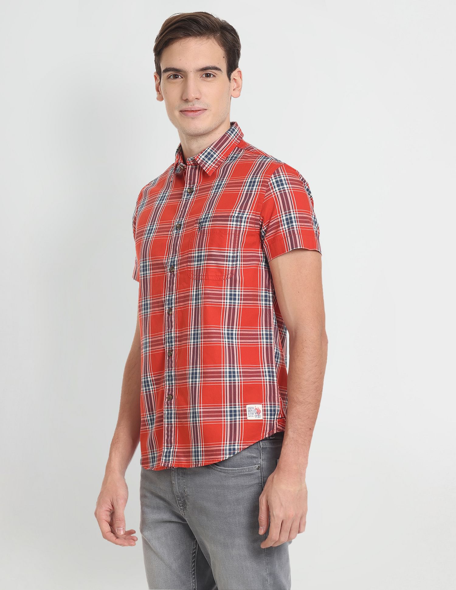 U.S. Polo Assn. Denim Co. Outdoor Check Twill Shirt