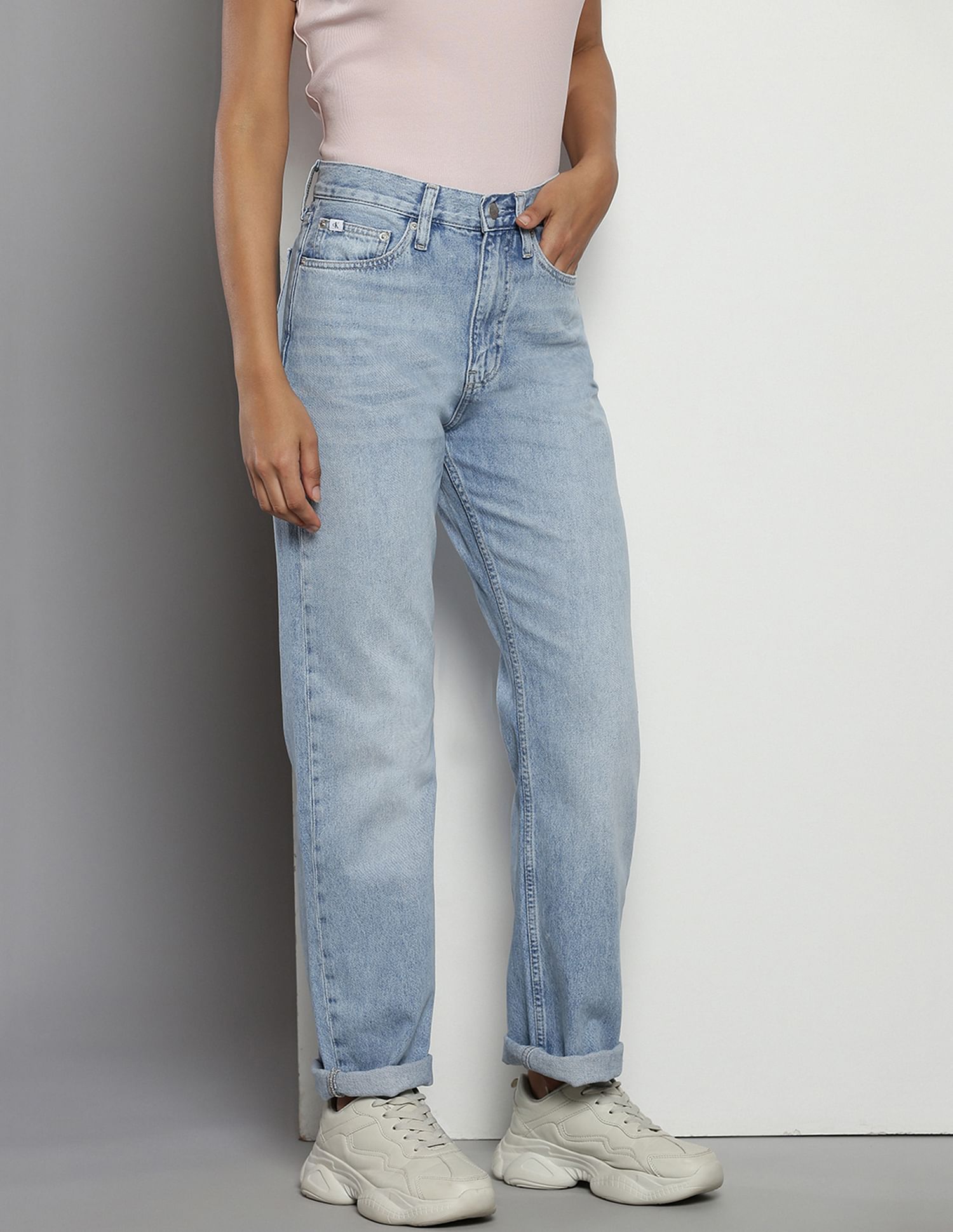 Calvin Klein Recycled Cotton Straight Jeans