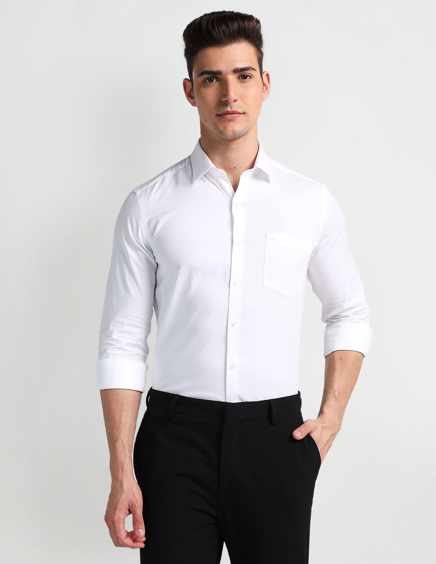 Arrow Manhattan Slim Cotton Shirt