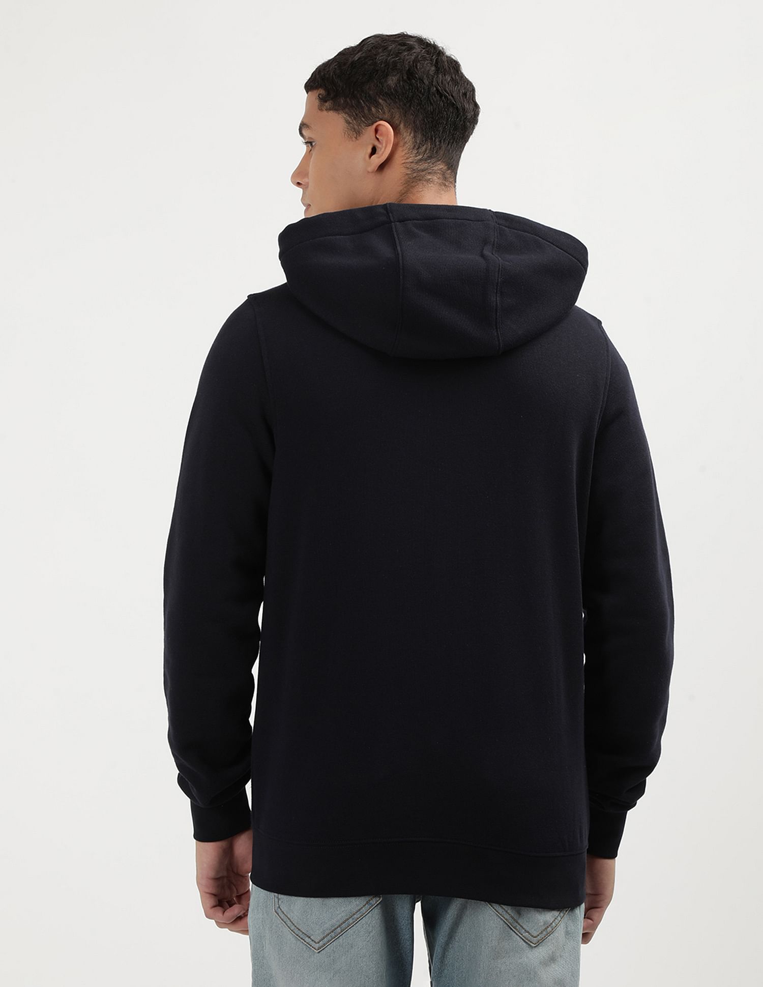 Tommy Hilfiger Flag Logo Zip Through Hooded Sweatshirt