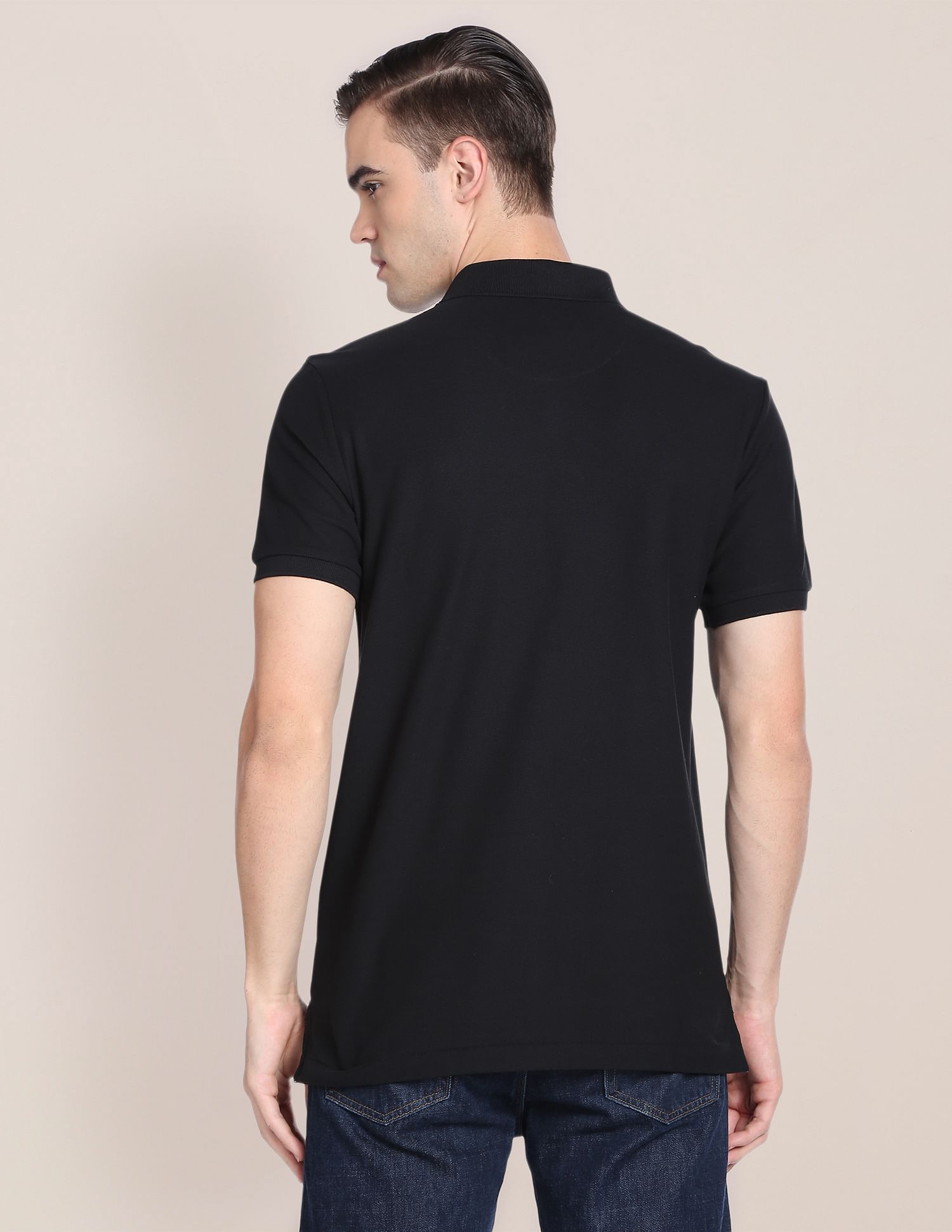 U.S. Polo Assn. Heritage Logo Solid Polo Shirt