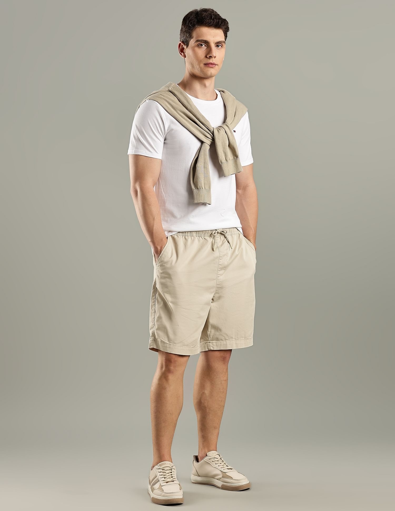 Tommy Hilfiger Solid Regular-Fit Cotton T-Shirt