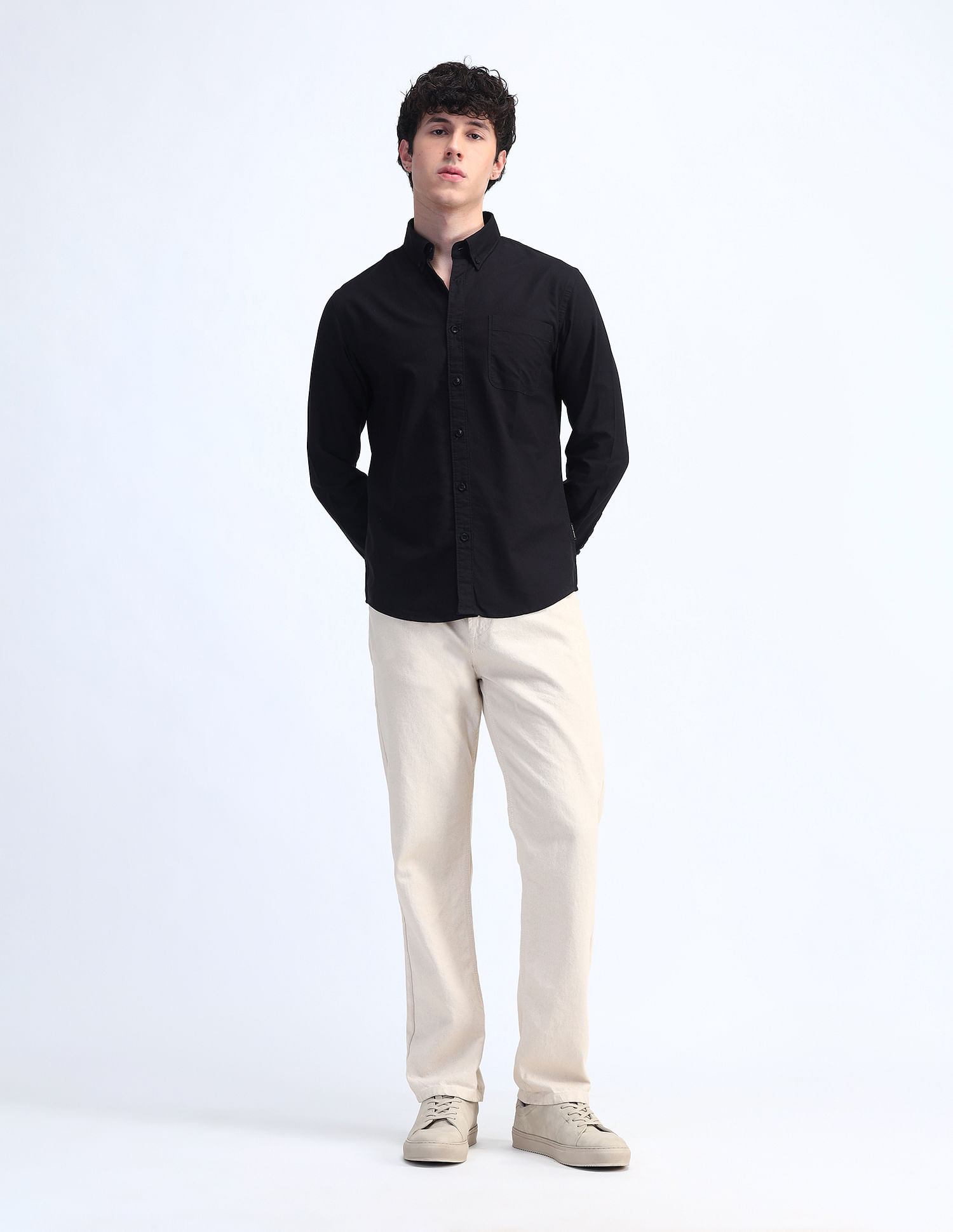 Flying Machine Slim Fit Cotton Shirt