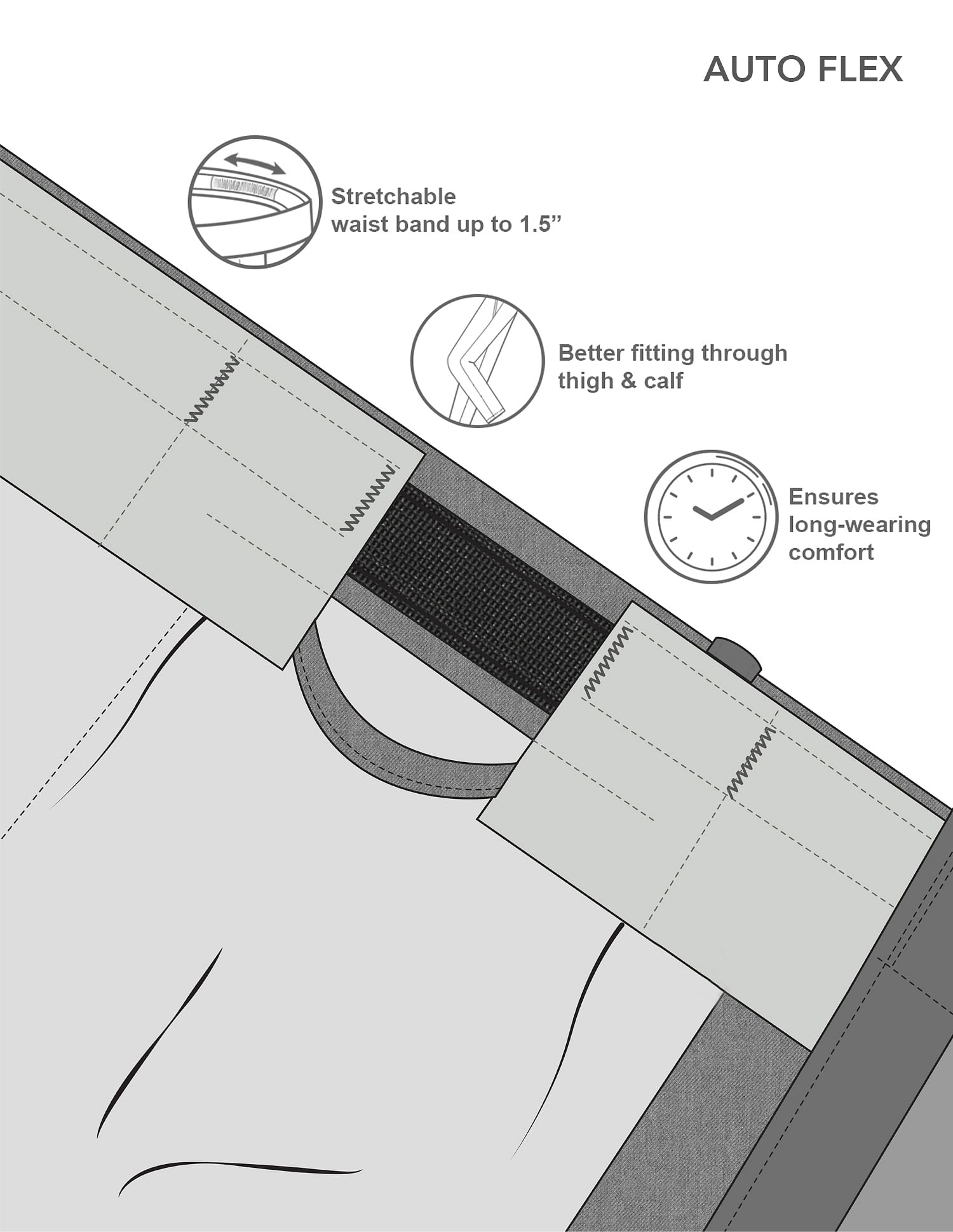 Arrow Autoflex Super Slim Trousers