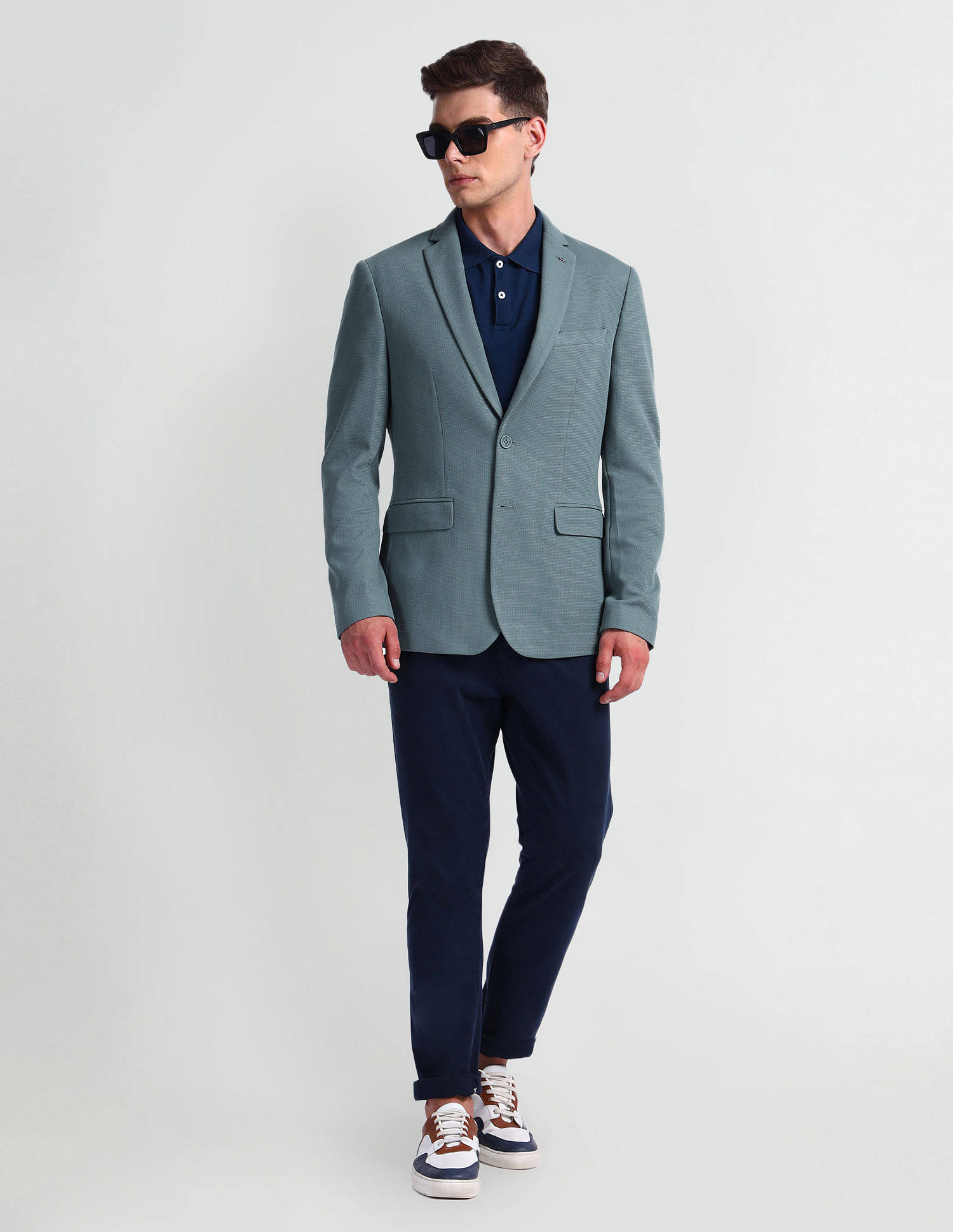 Arrow Zero Calorie Slim Fit Knit Blazer