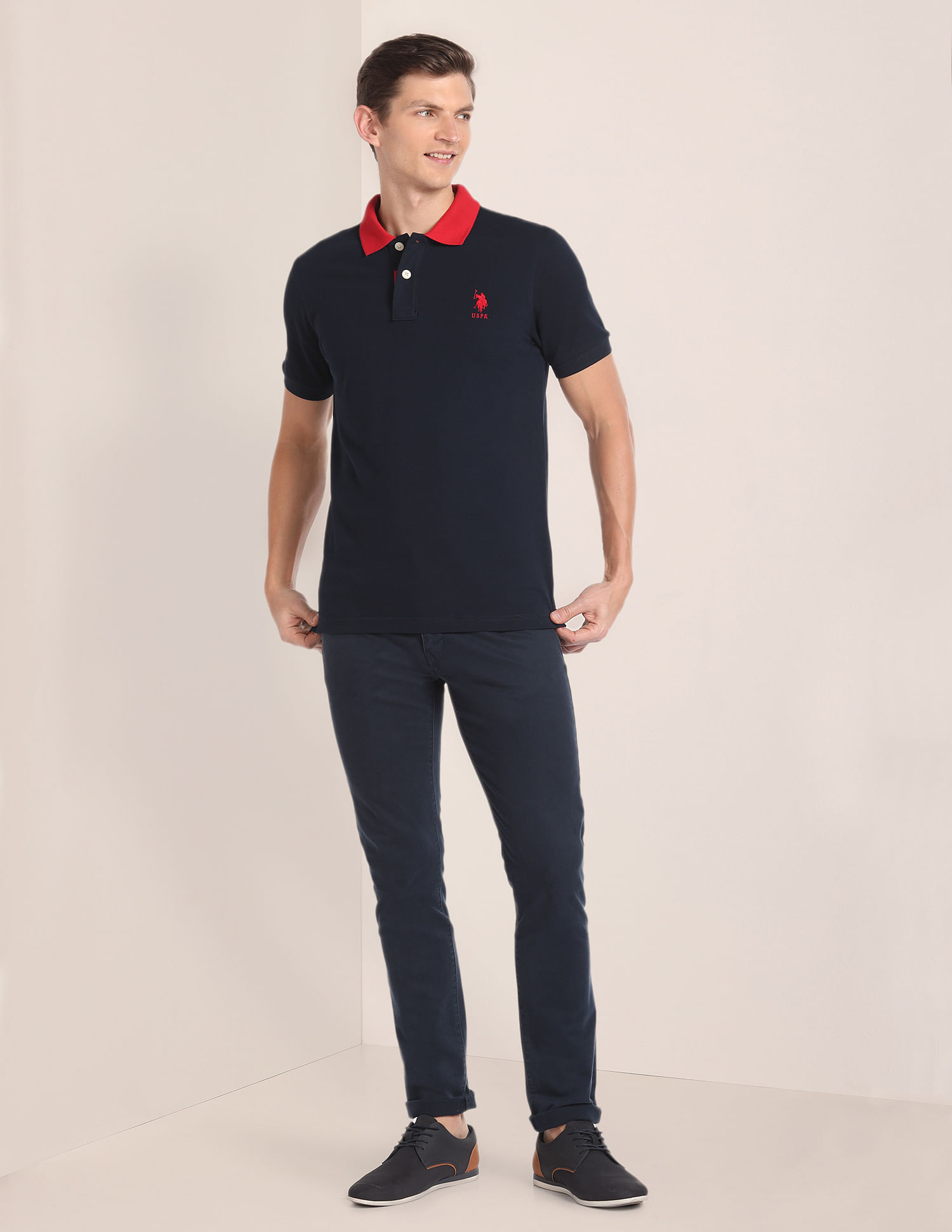U.S. Polo Assn. Pique Solid Polo Shirt