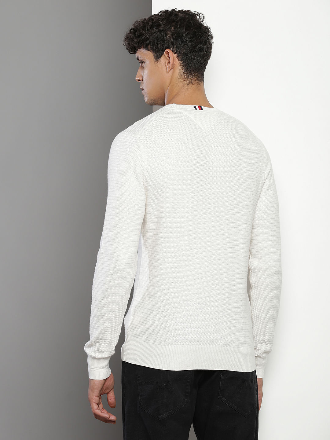 Tommy Hilfiger Crew Neck Structure Sweater
