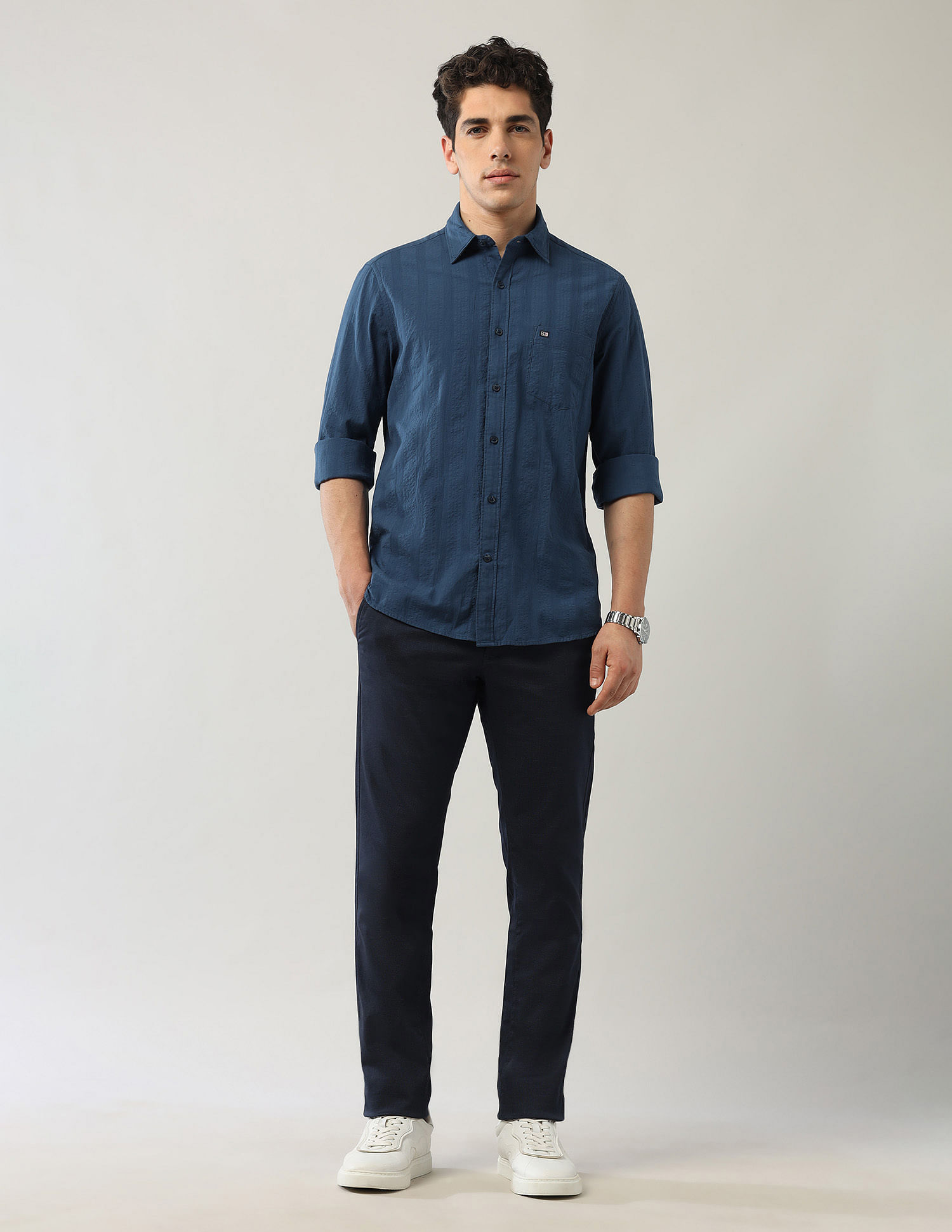 Arrow Sport Textured Regular Fit Shirt