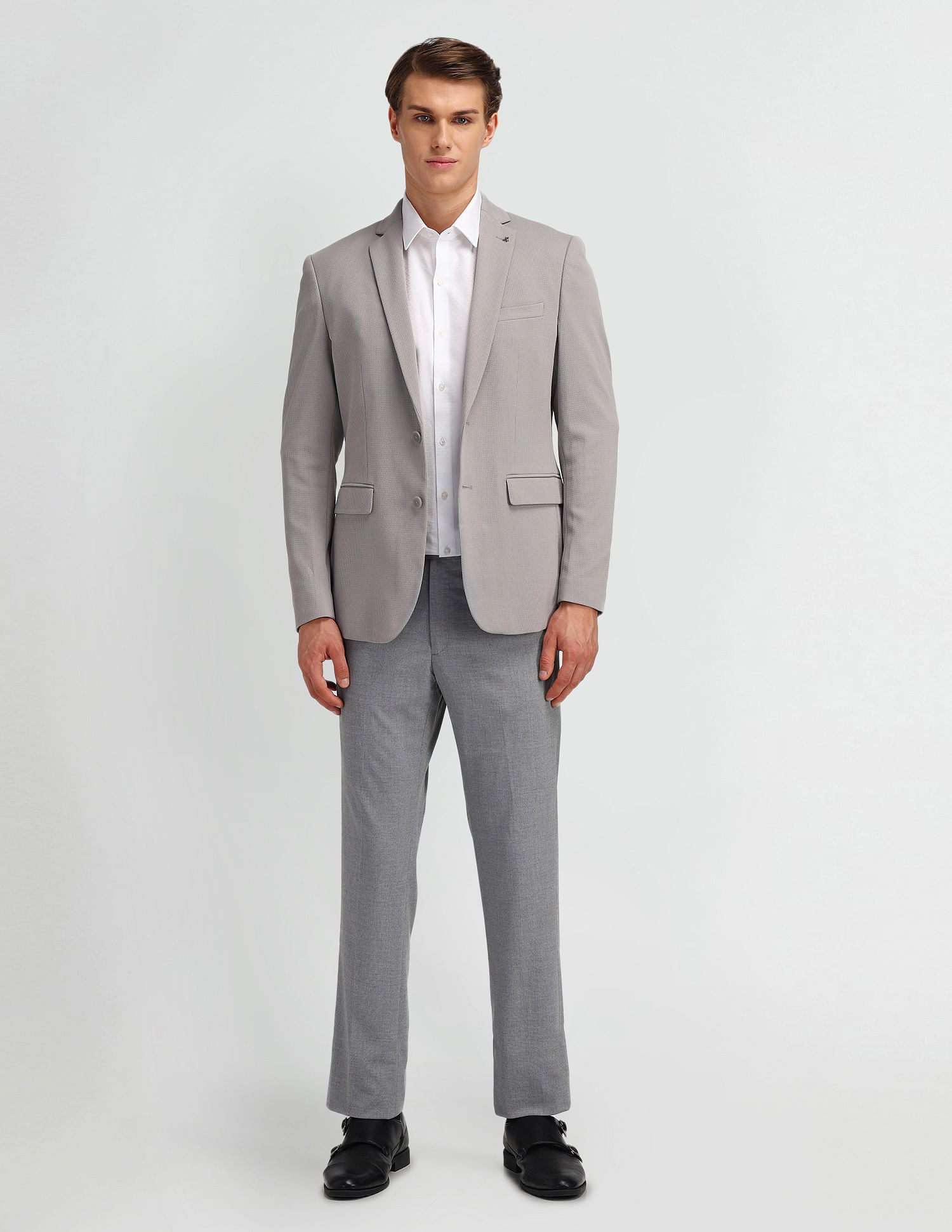Arrow Textured Liberty Classic Fit Shirt