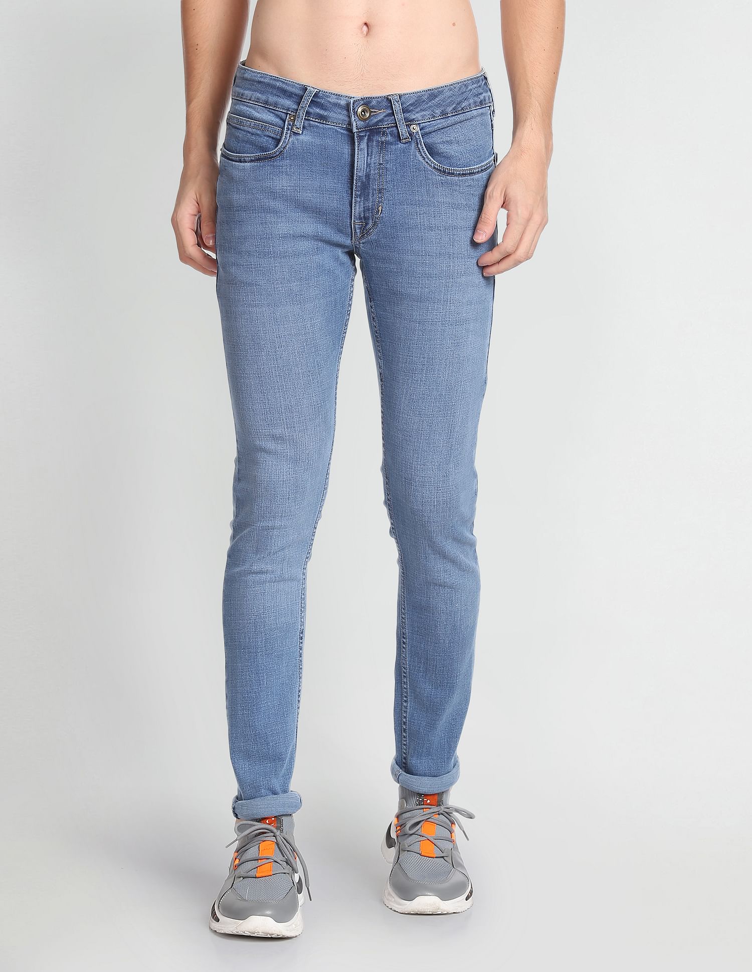 Flying Machine Jackson Skinny Fit Low Rise Jeans