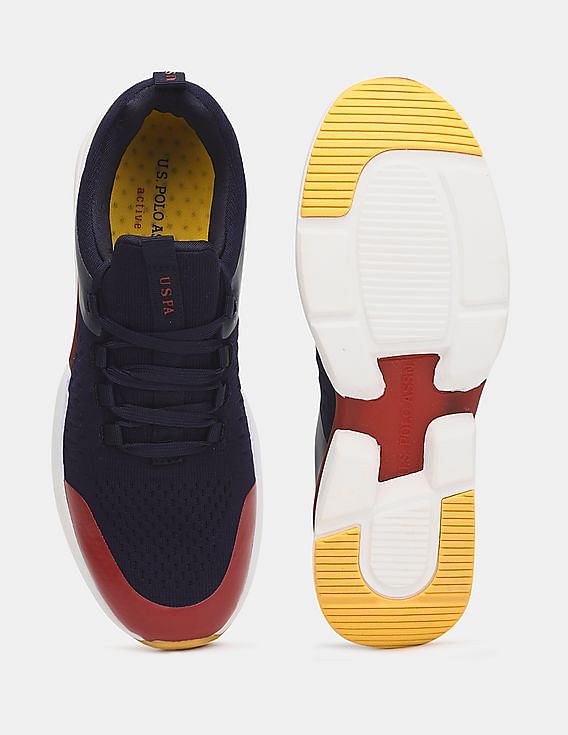 U.S. Polo Assn. Men Premium Knit Superior Grip Thanos Active Sneakers
