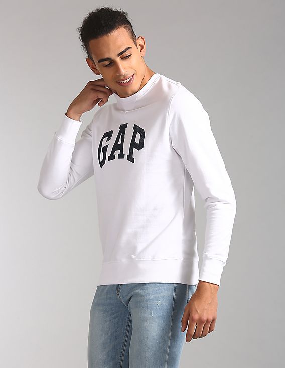 gap MEN'S COLLECTIONS 大型版 Buy GAP Men Blue Full Sleeve Ombre-Dyed Sweatshirt - NNNOW.com