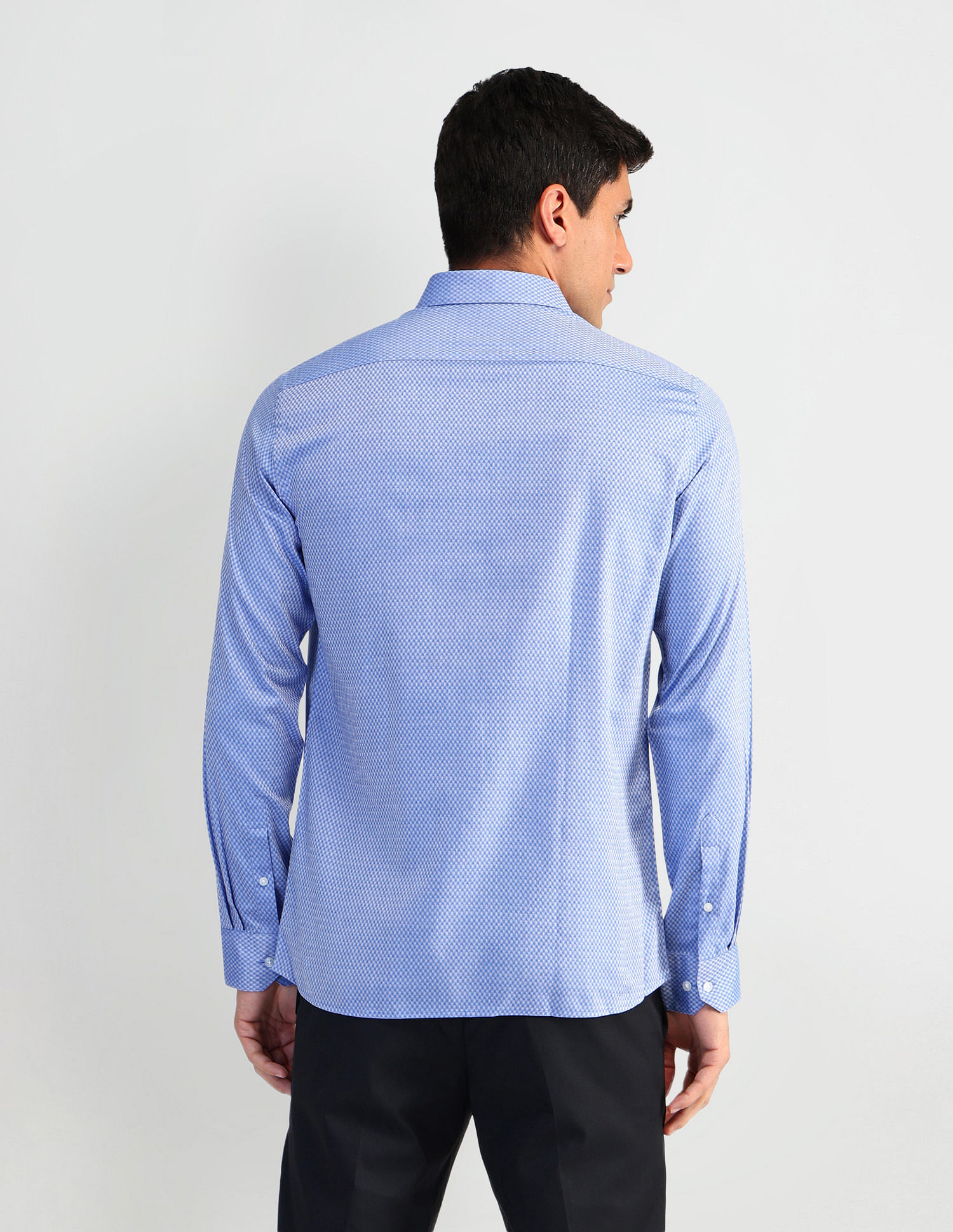 Arrow Geometric Patterned Twill Shirt
