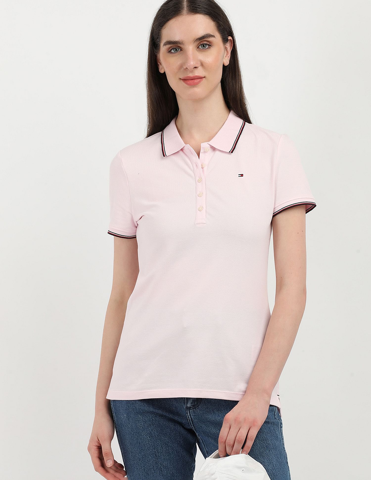 Tommy Hilfiger Regular Fit Solid Polo Shirt