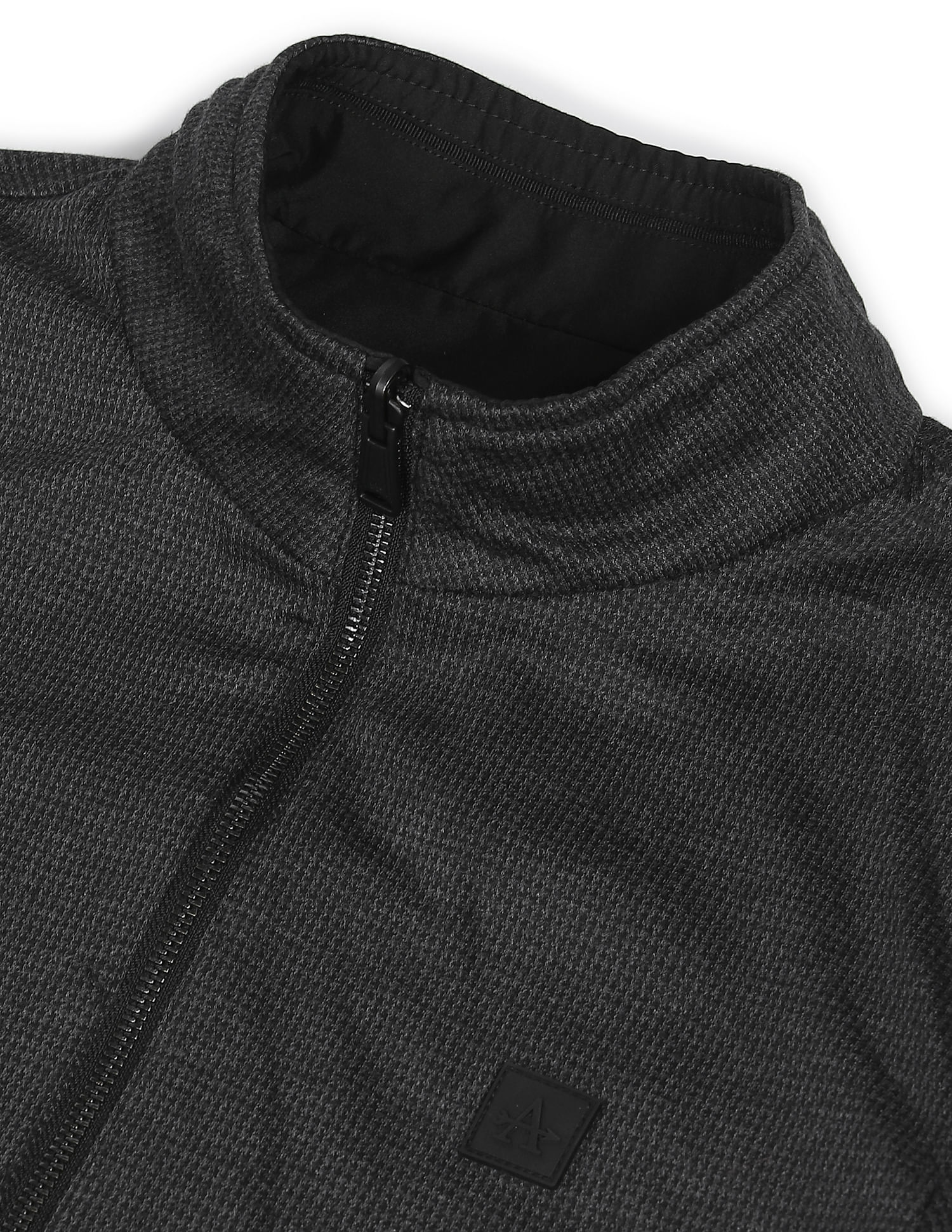 Buy Arrow Sports High Neck Patterned Jacket