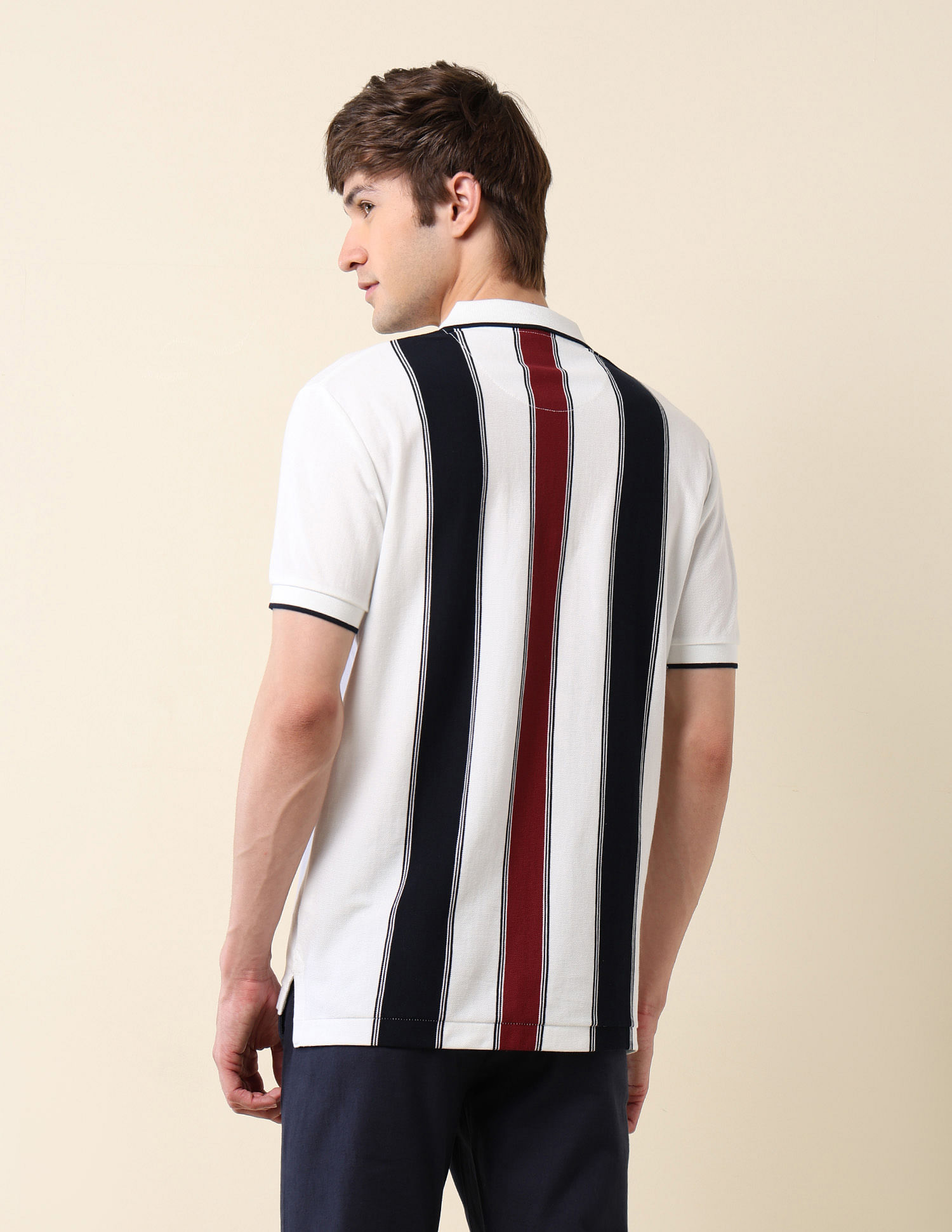 U.S. Polo Assn. Vertical Striped Classic Polo Shirt