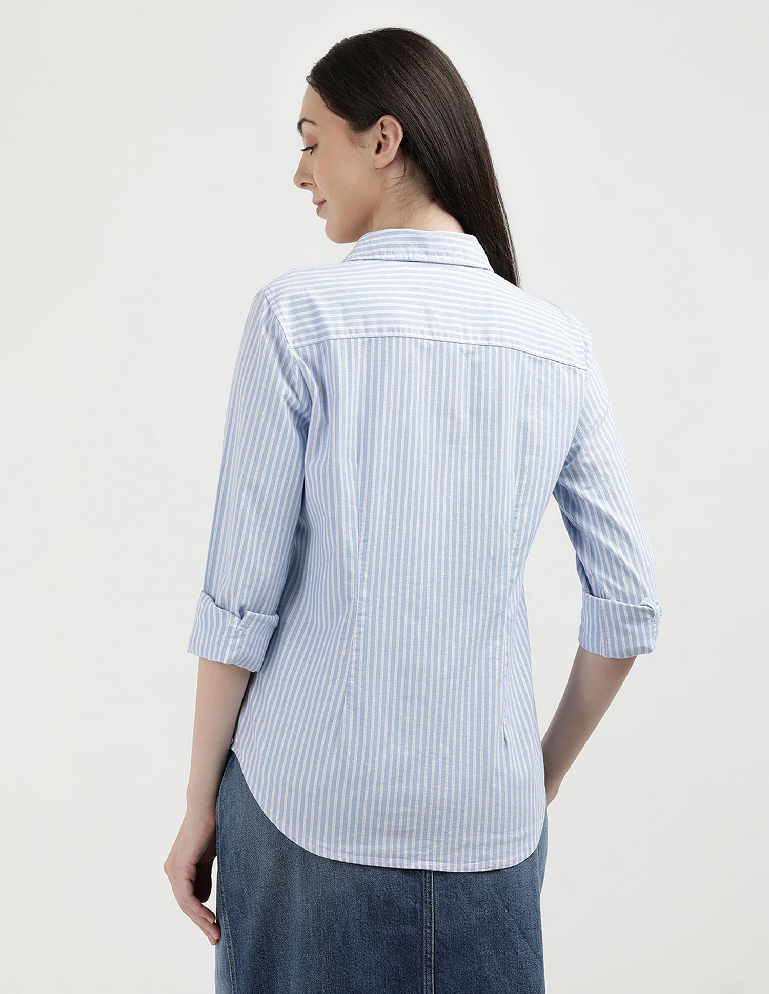 Tommy Hilfiger Heritage Logo Stripe Oxford Shirt