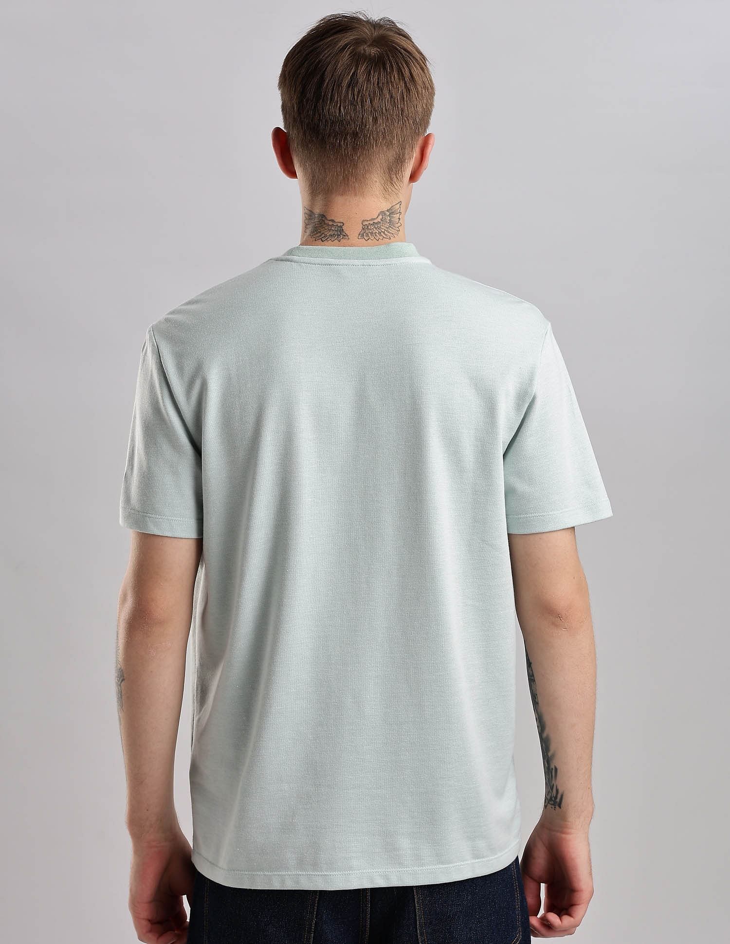 Calvin Klein Jeans Mens Blue Solid T-Shirts