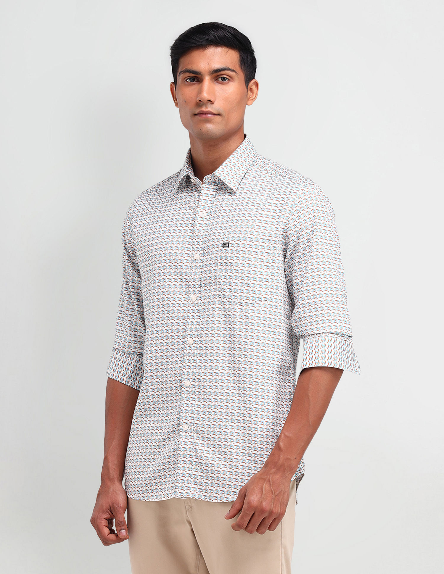 Arrow Sport Manhattan Slim Fit Dobby Shirt