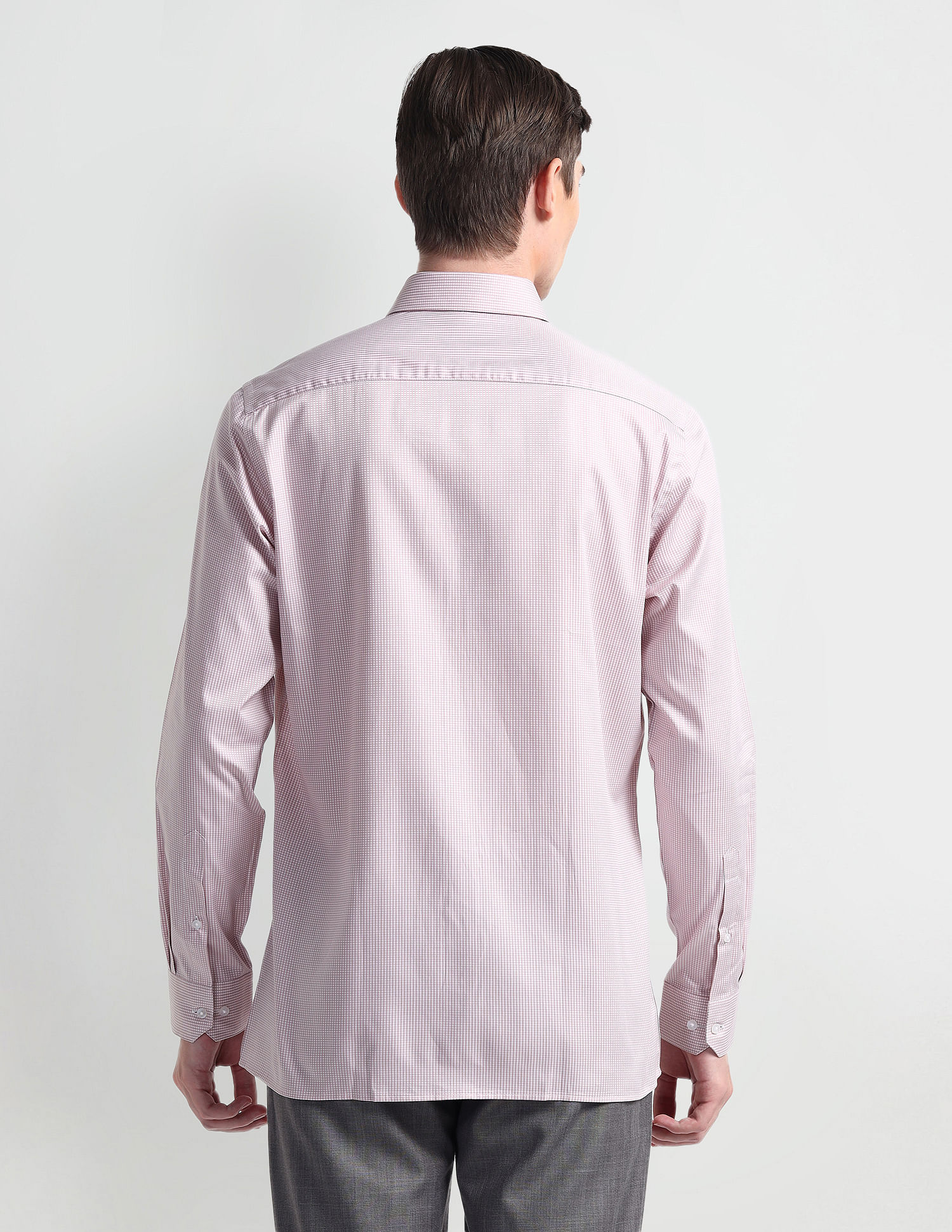 Arrow Regular Fit Graph Checked Shirt