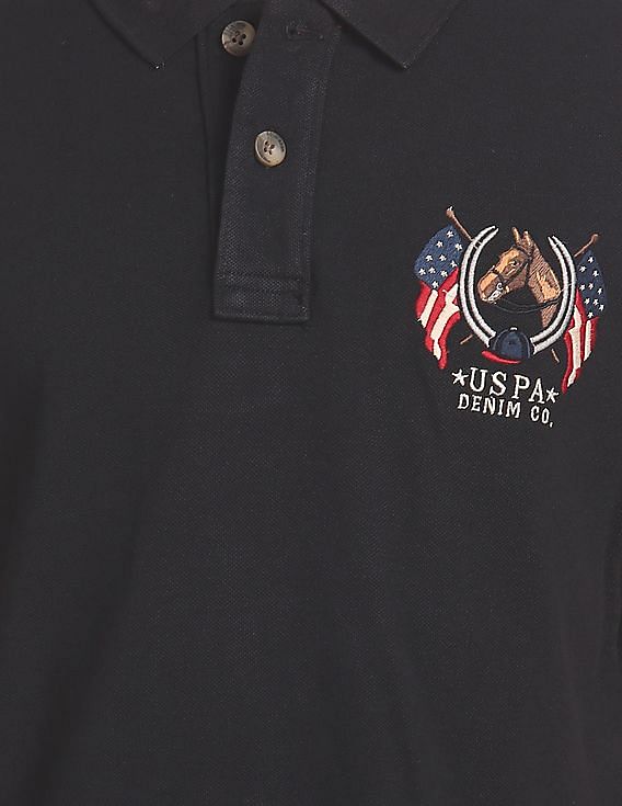 U.S. Polo Assn. Cotton Solid Polo Shirt