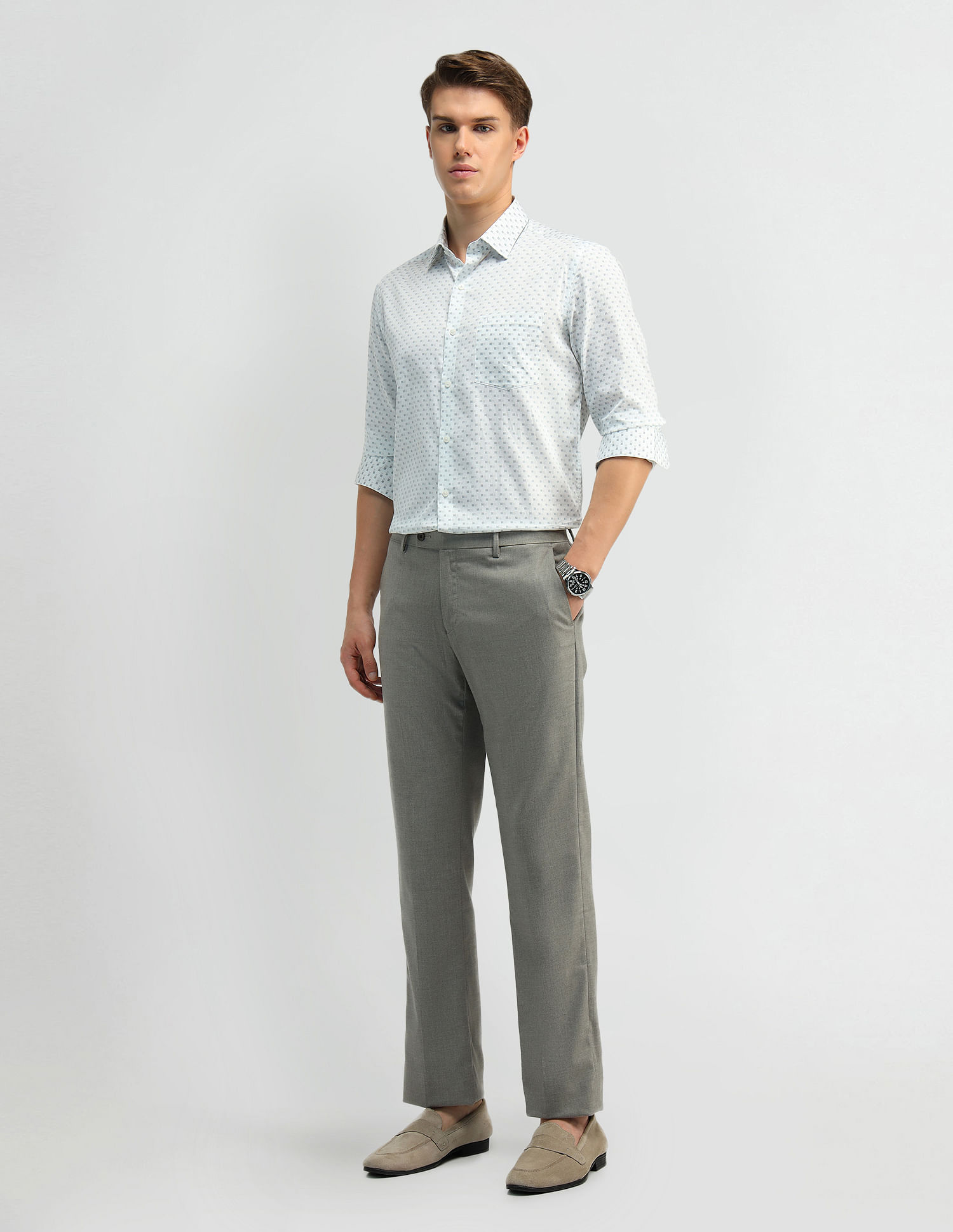 Arrow Manhattan Slim Cotton Shirt
