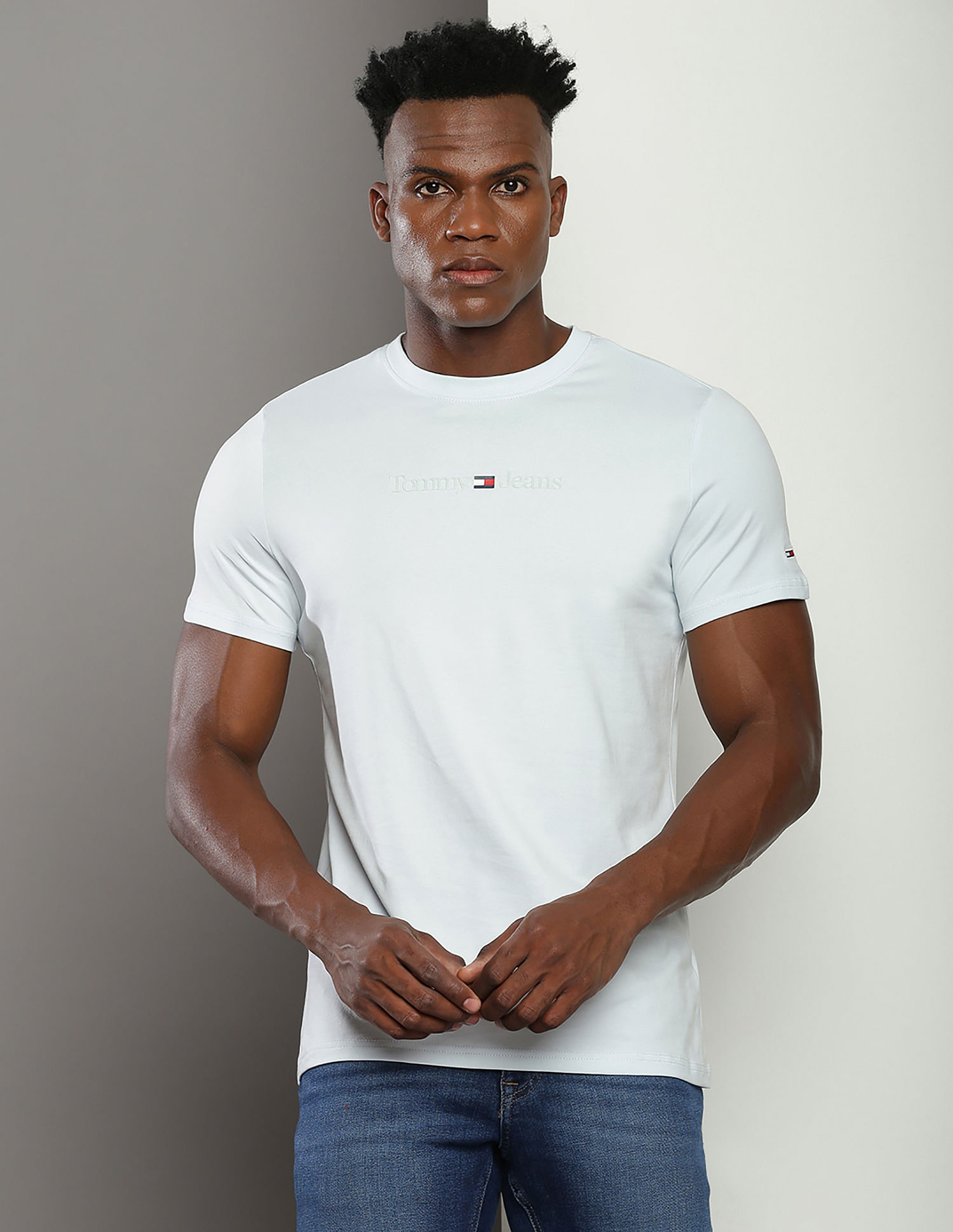 Tommy Hilfiger Transitional Cotton Metallic Logo T-Shirt