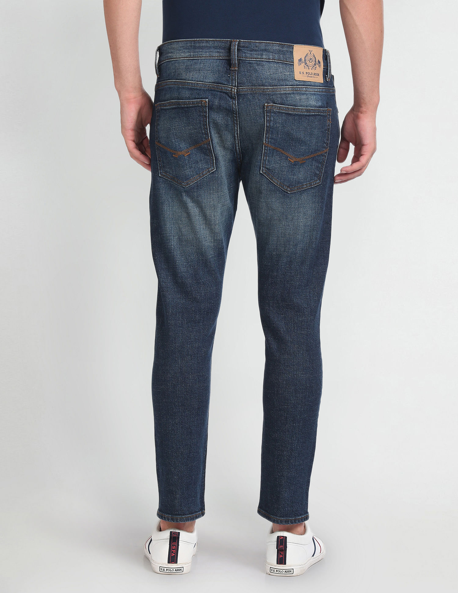 U.S. Polo Assn. Denim Co. Henry Cropped Fit Blue Jeans