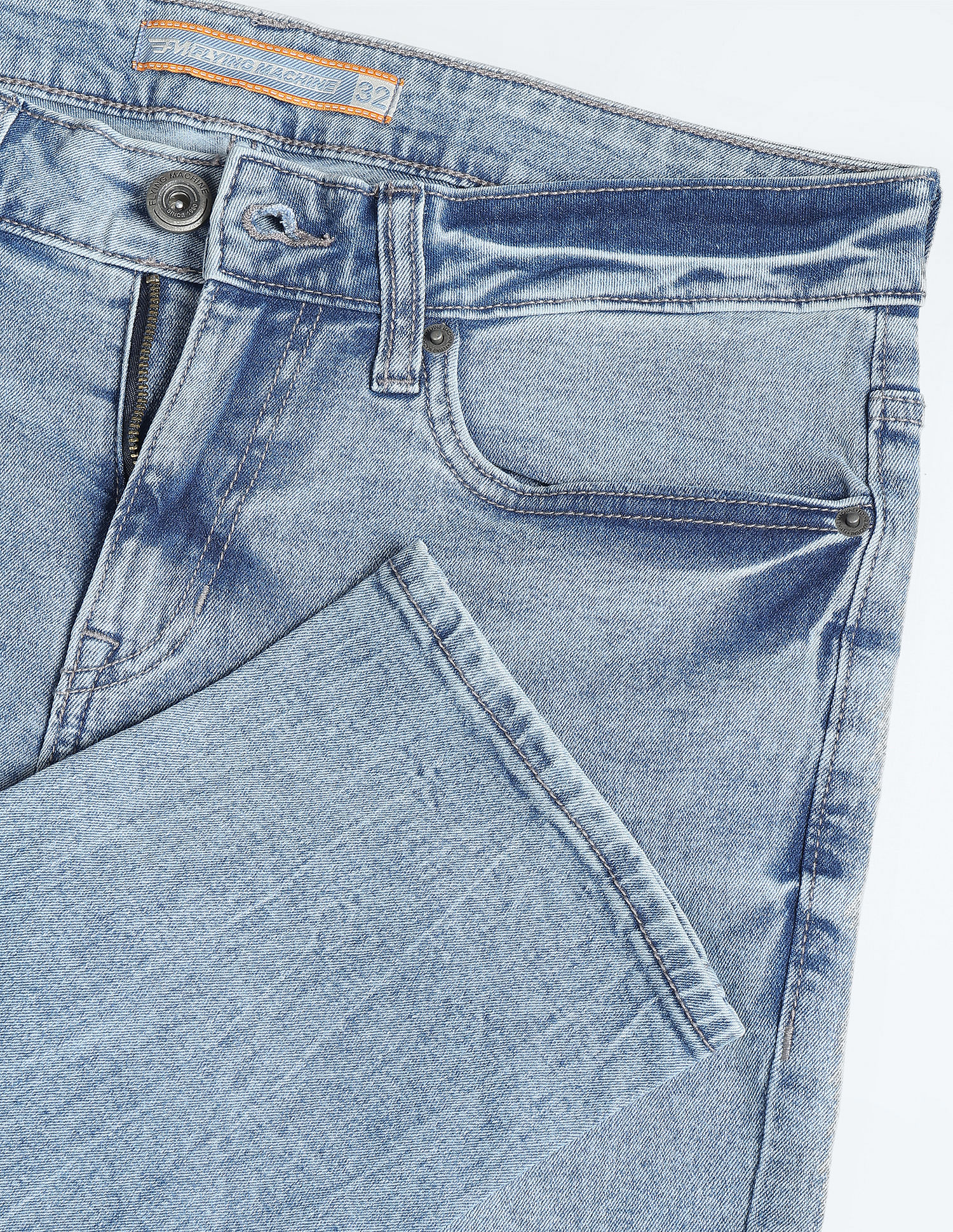 Flying Machine Mid Rise Jackson Skinny Fit Jeans