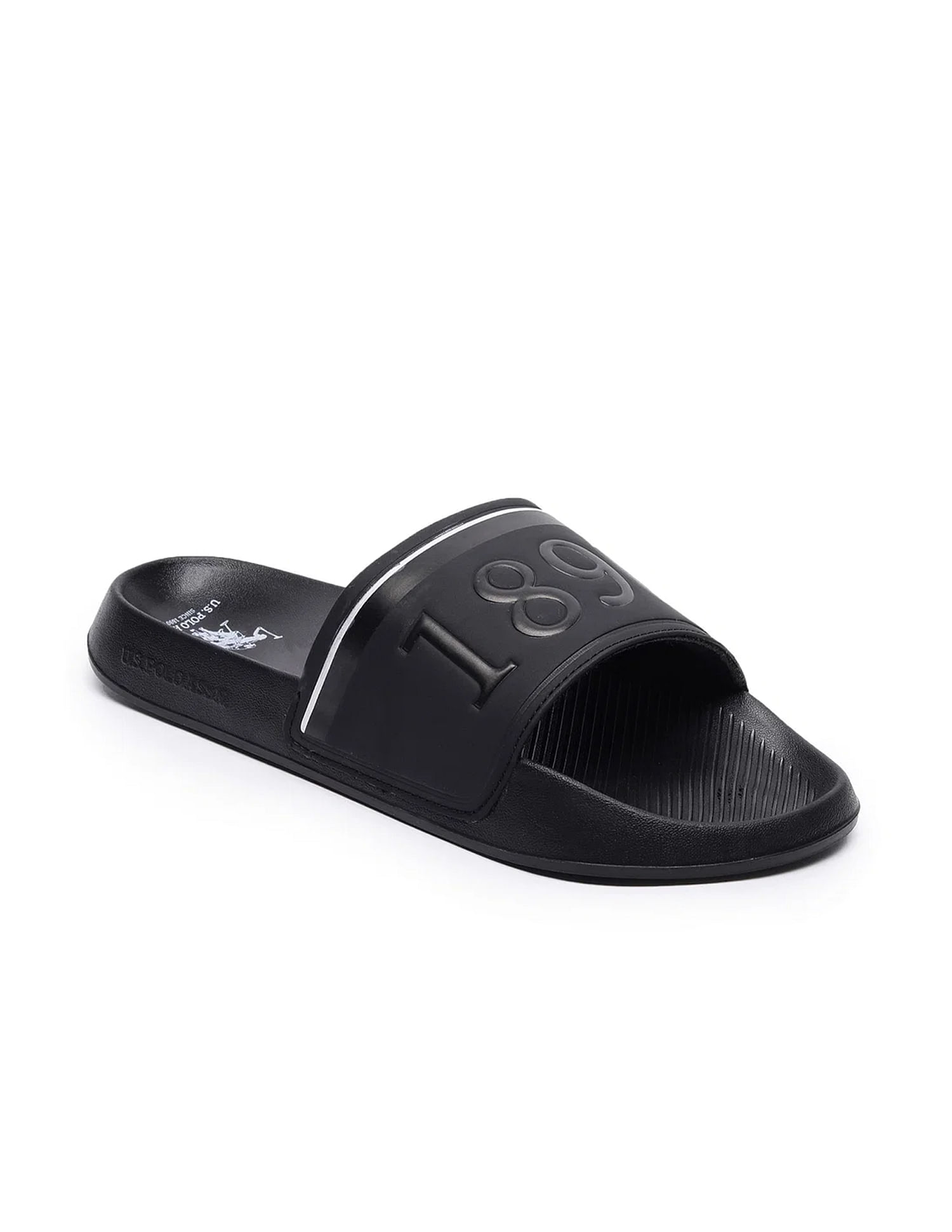 U.S. Polo Assn. Men Embossed Raffer 6.0 Slides