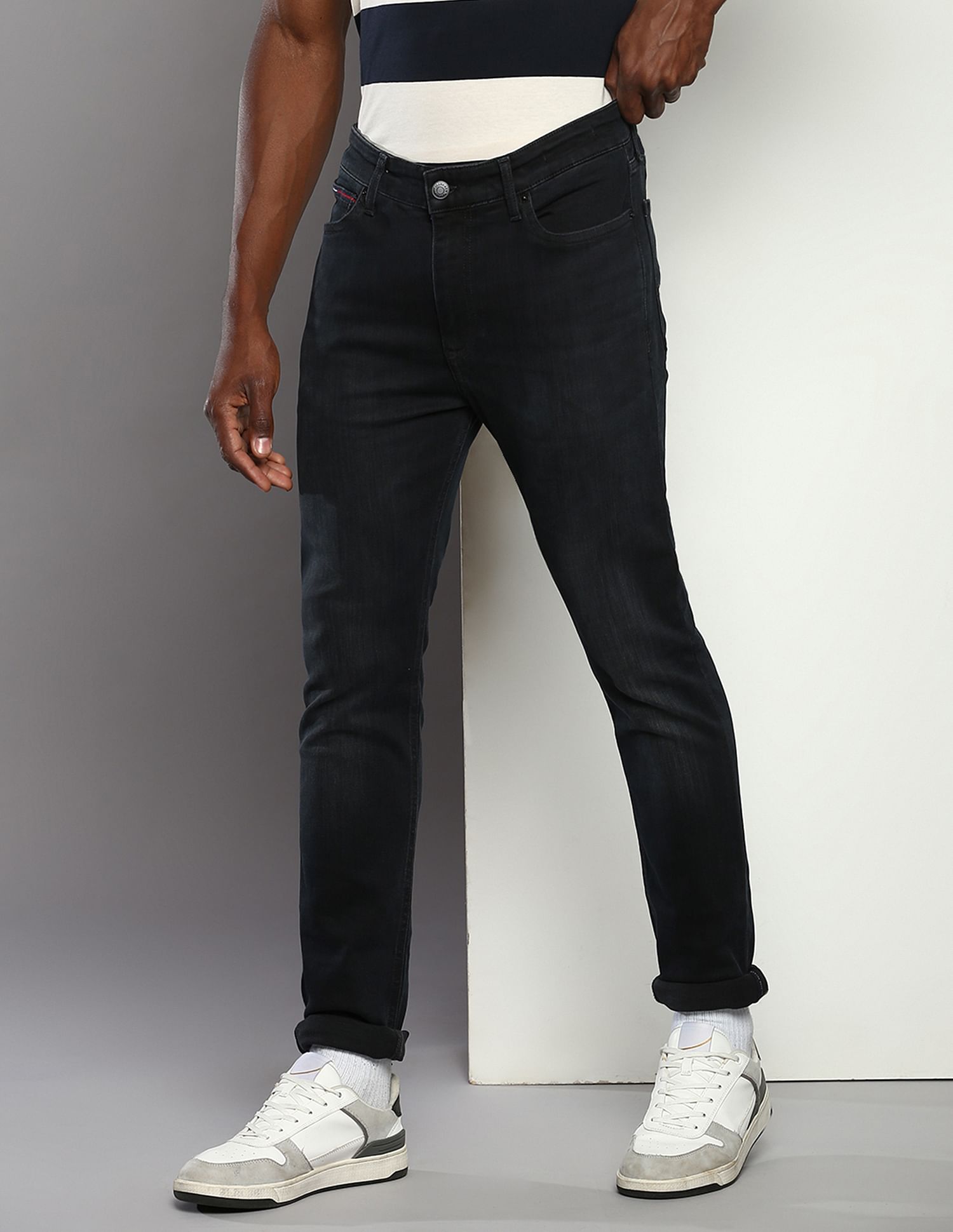 Tommy Hilfiger Stone Wash Skinny Jeans